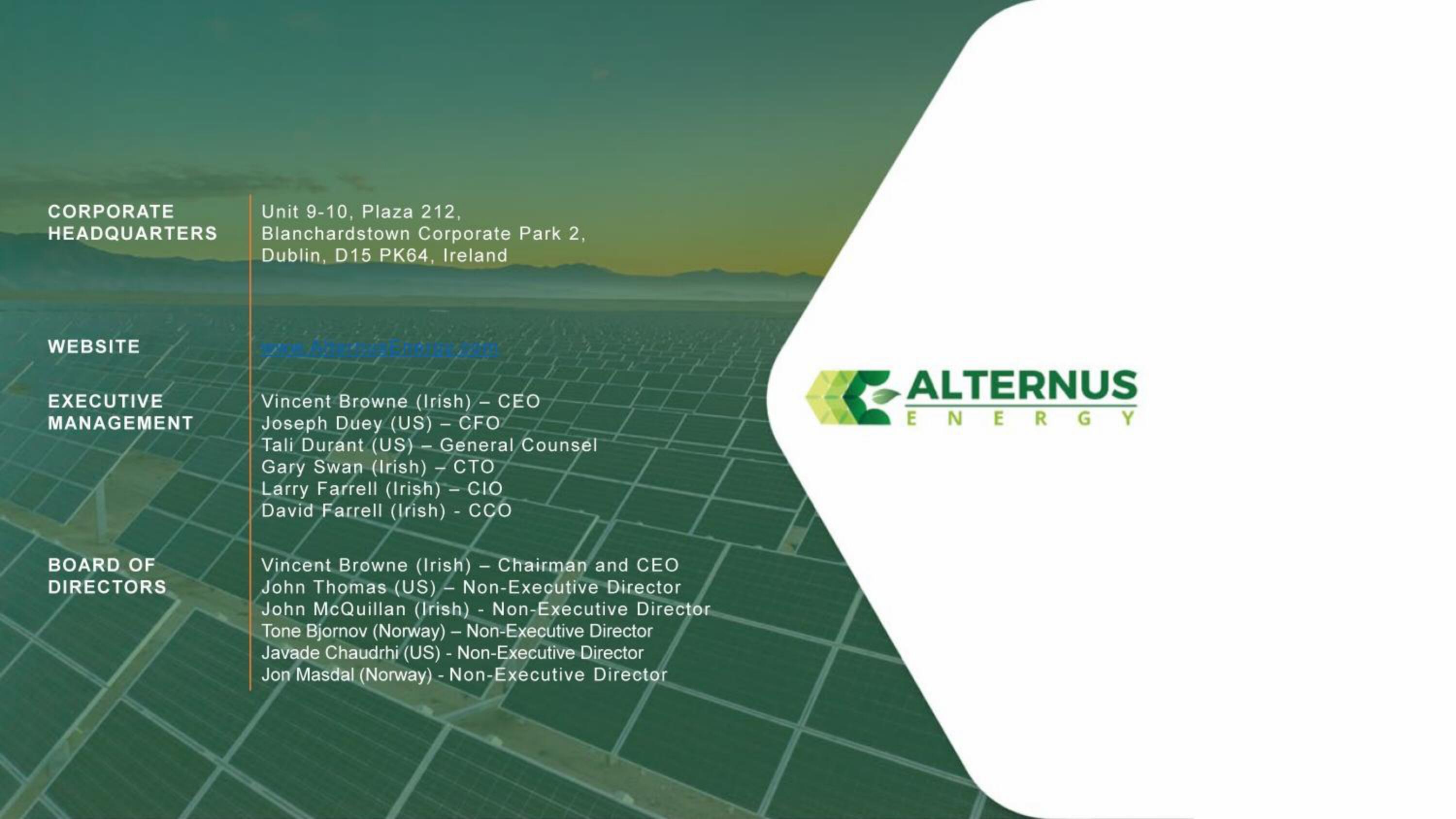 Alternus Energy SPAC Presentation Deck slide image #43