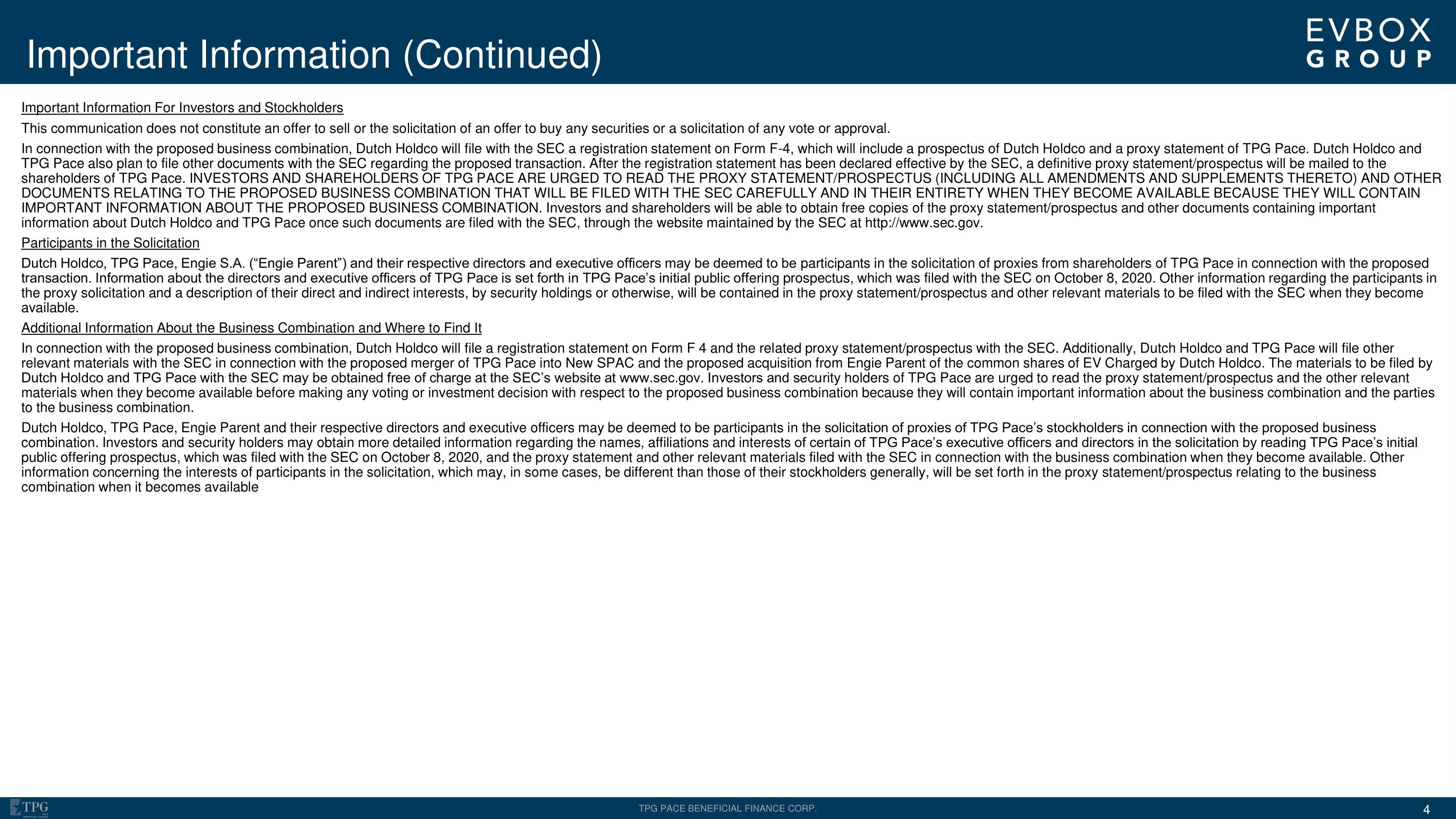 EVBox SPAC Presentation Deck slide image #4