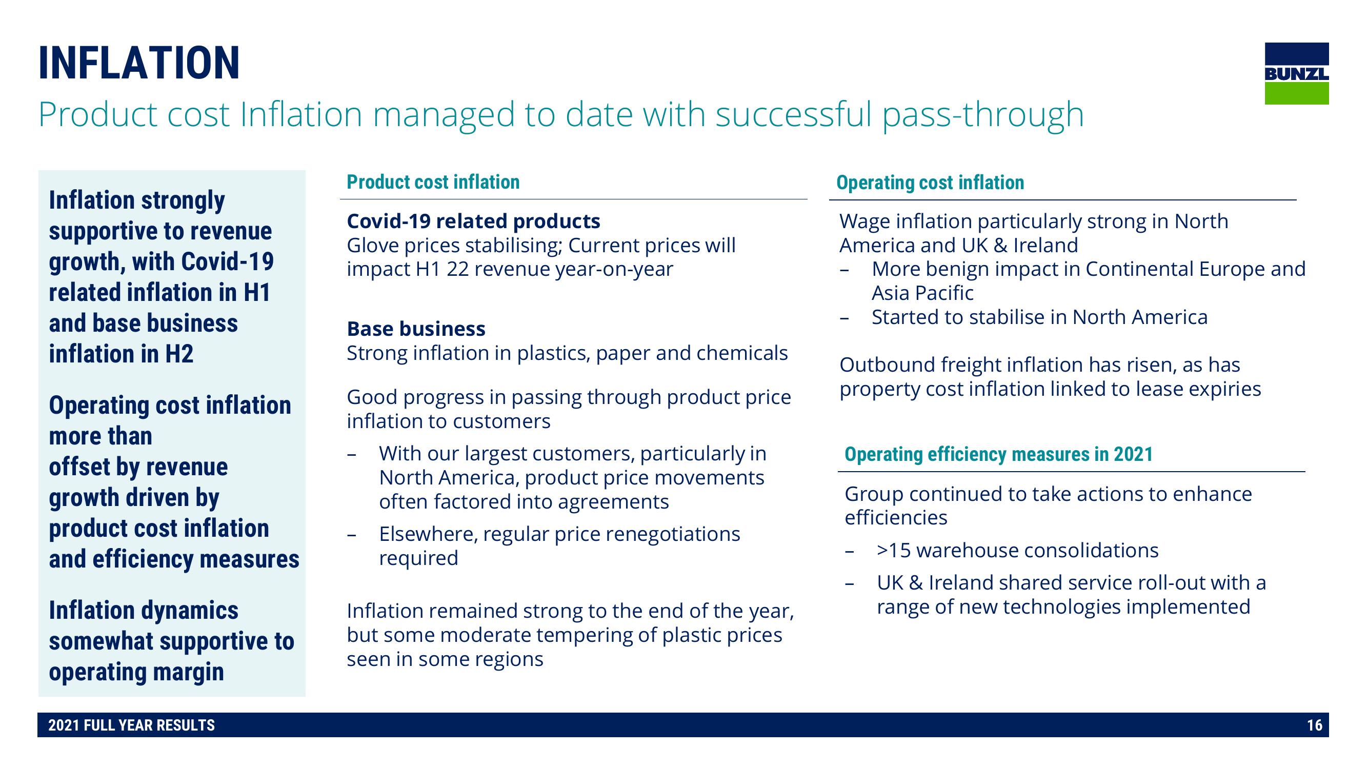 Bunzl Results Presentation Deck slide image #16