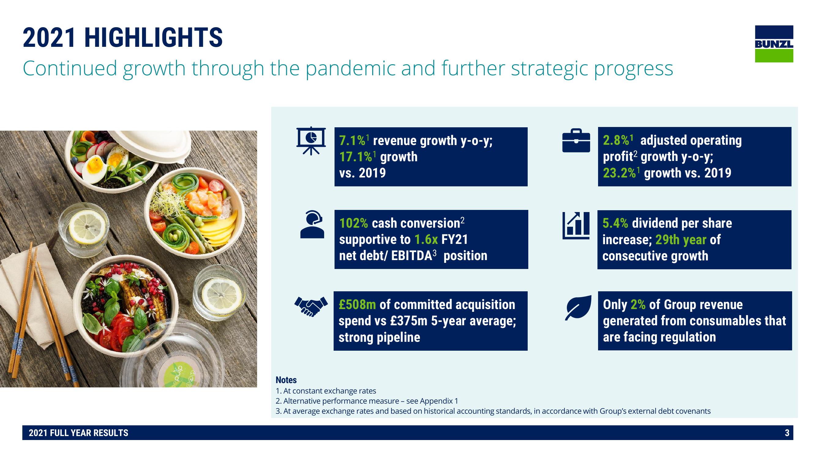 Bunzl Results Presentation Deck slide image #3