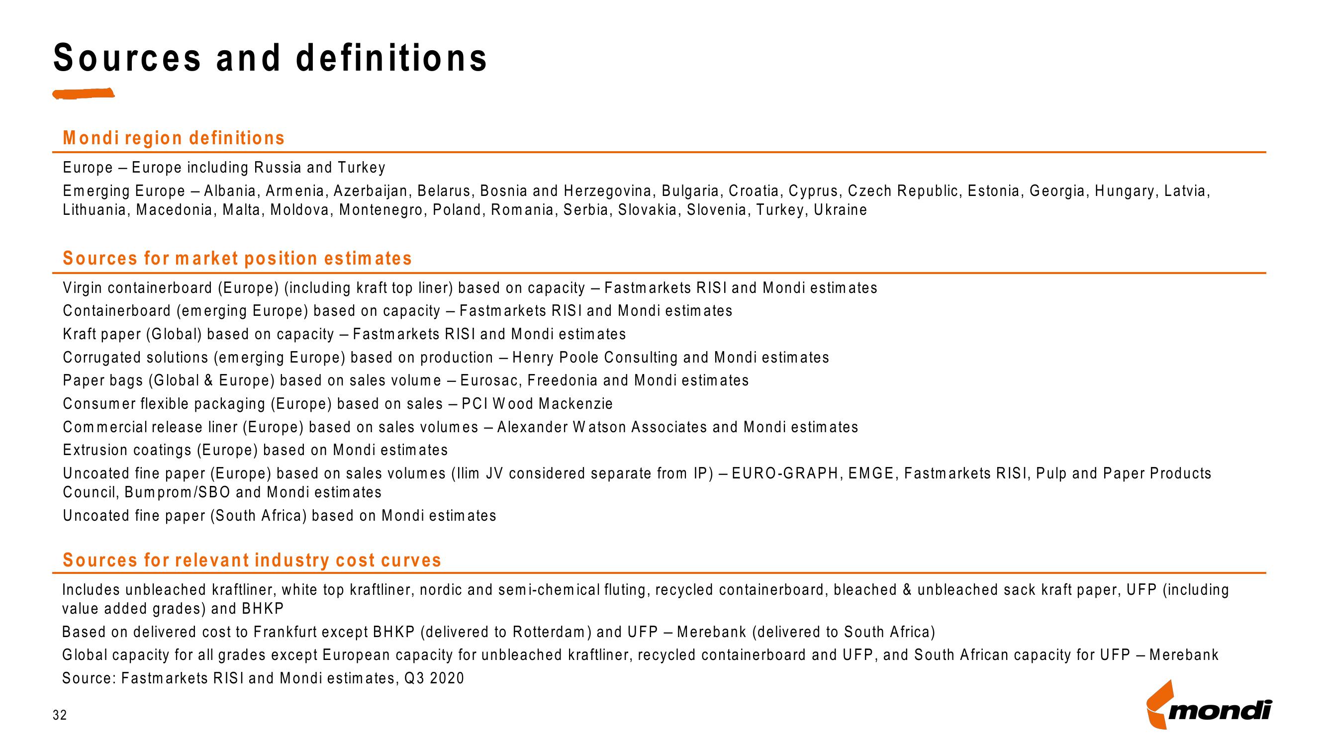 Mondi Investor Presentation Deck slide image #32