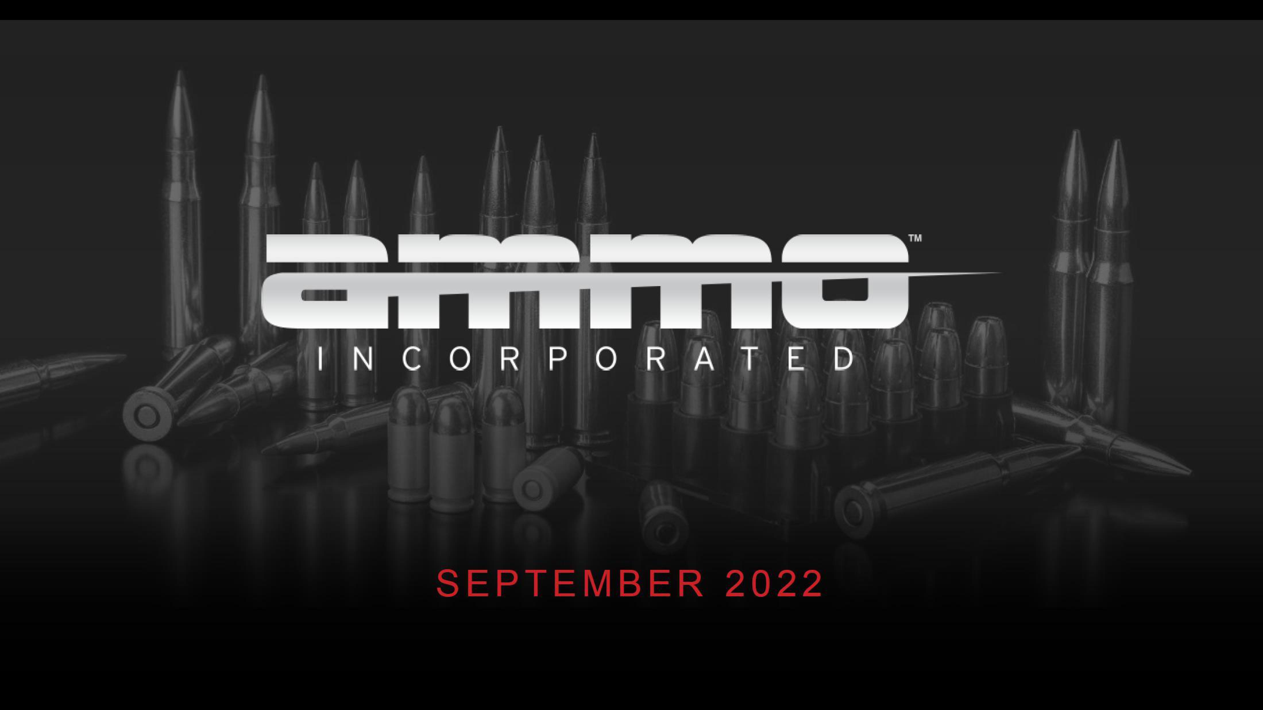 AMMO Investor Presentation Deck image