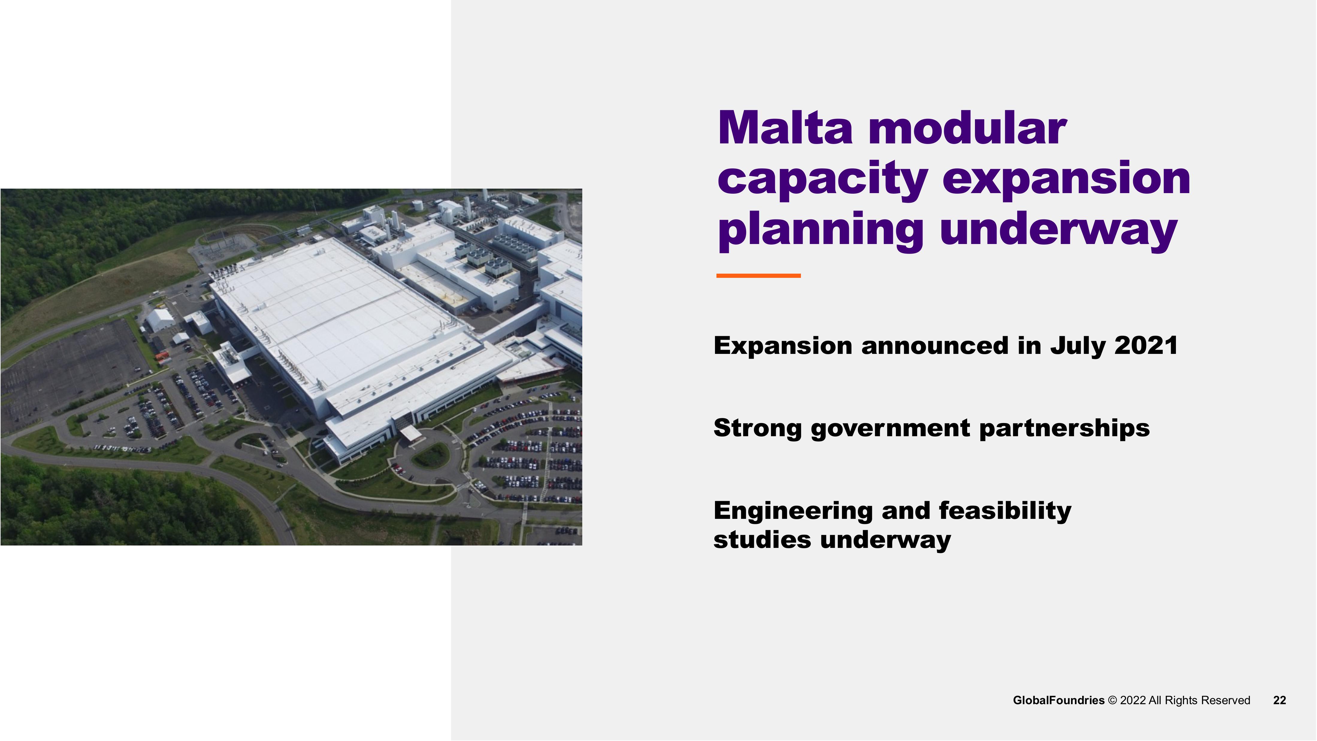 GlobalFoundries Investor Presentation Deck slide image #22