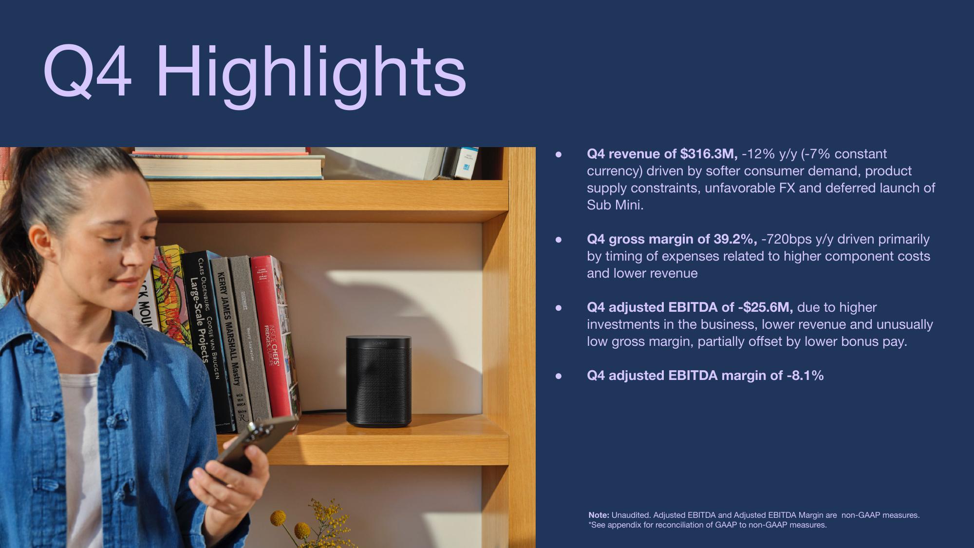 Sonos Results Presentation Deck slide image #12