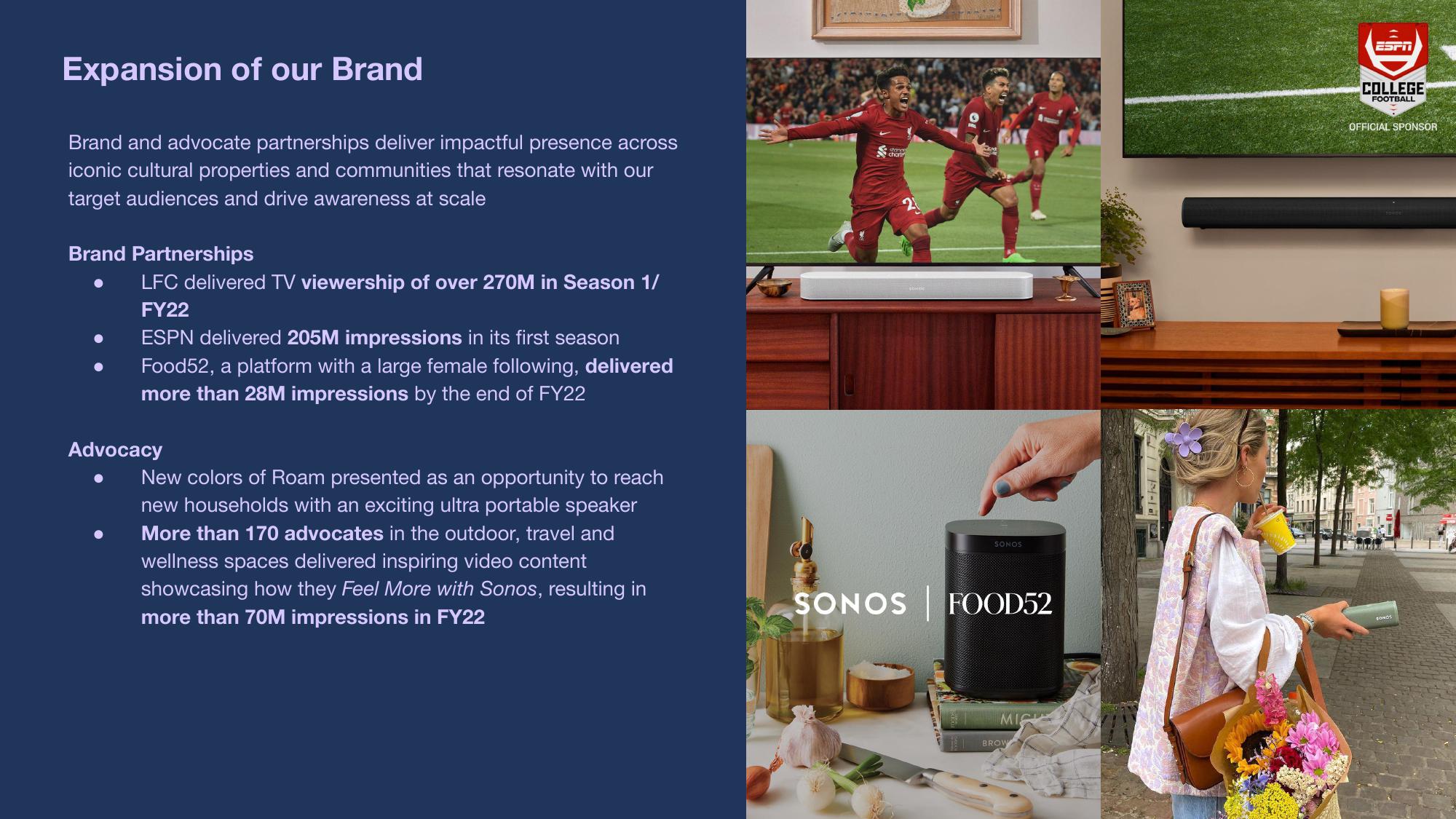 Sonos Results Presentation Deck slide image #5