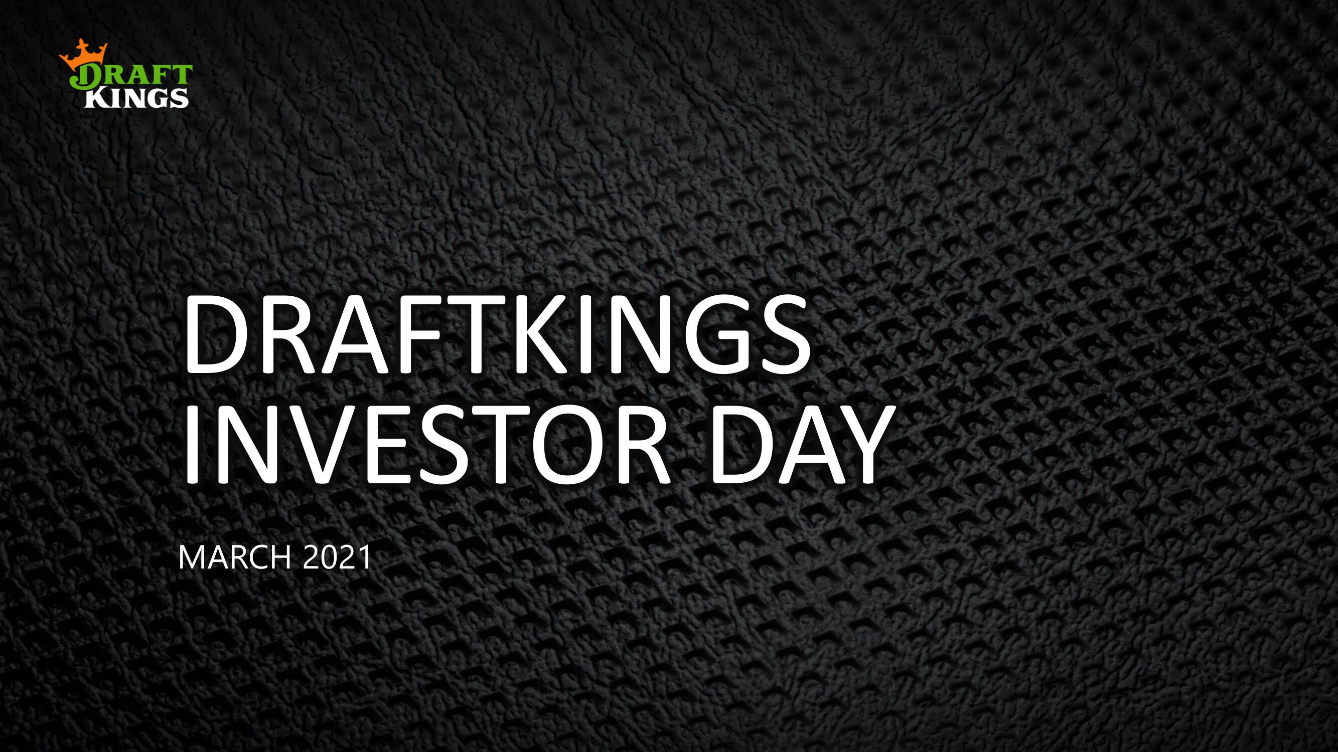 DraftKings Investor Day Presentation Deck image