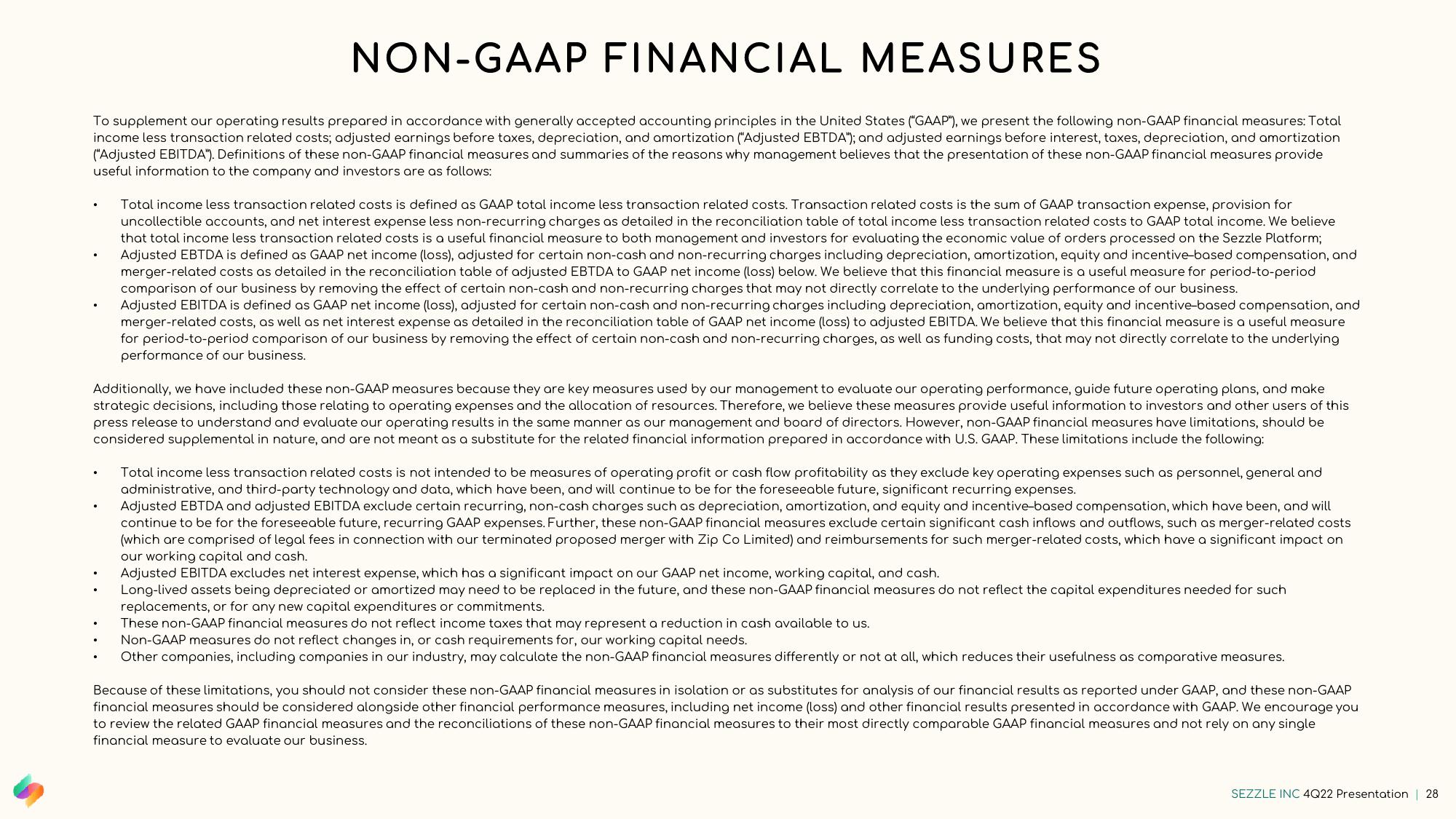 Sezzle Results Presentation Deck slide image #28