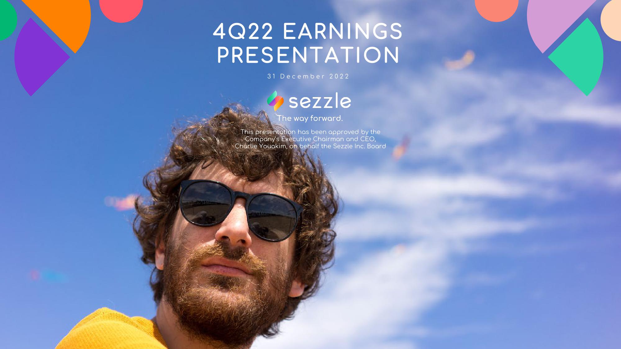 Sezzle Results Presentation Deck image