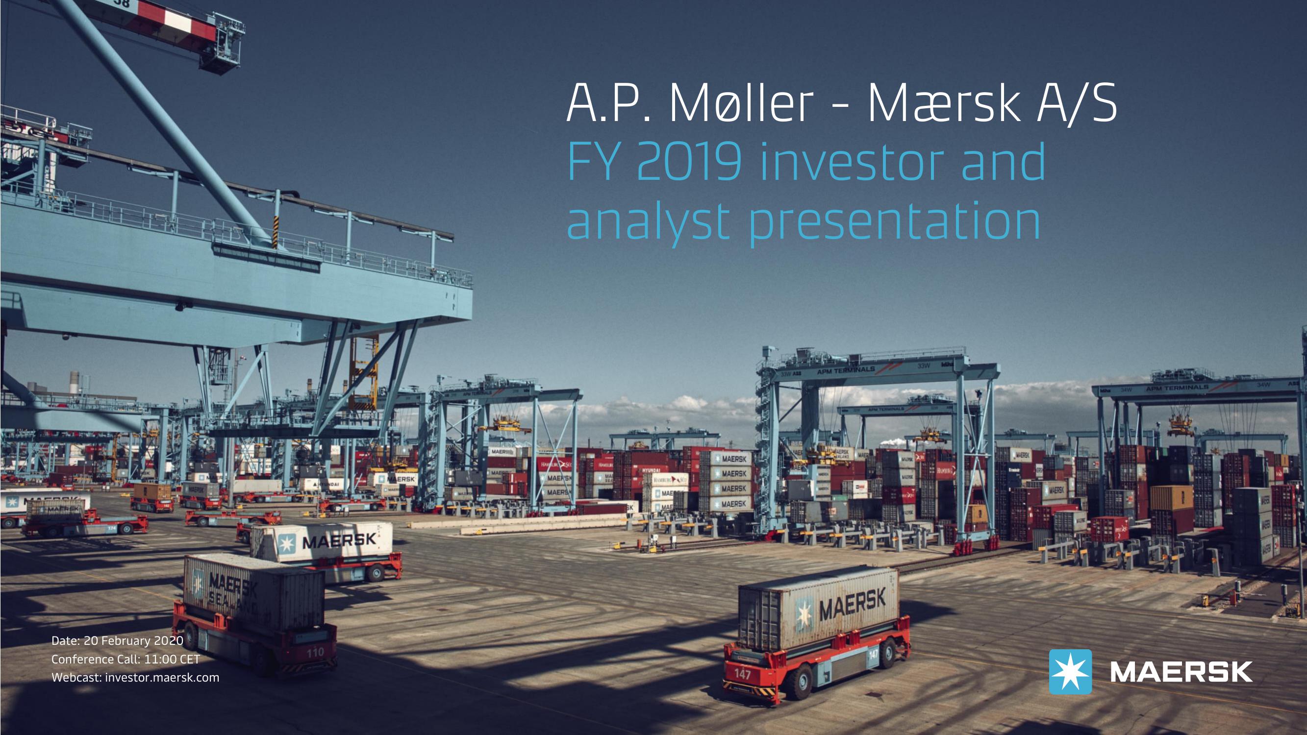 Maersk Investor Presentation Deck image