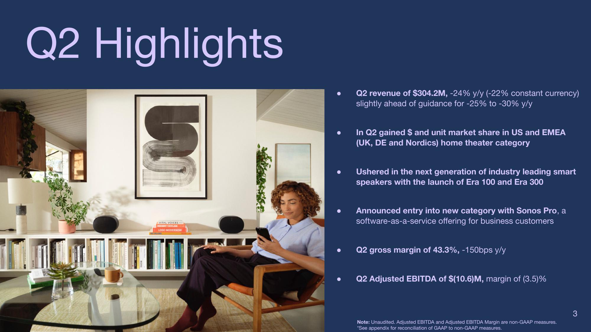 Sonos Results Presentation Deck slide image #3