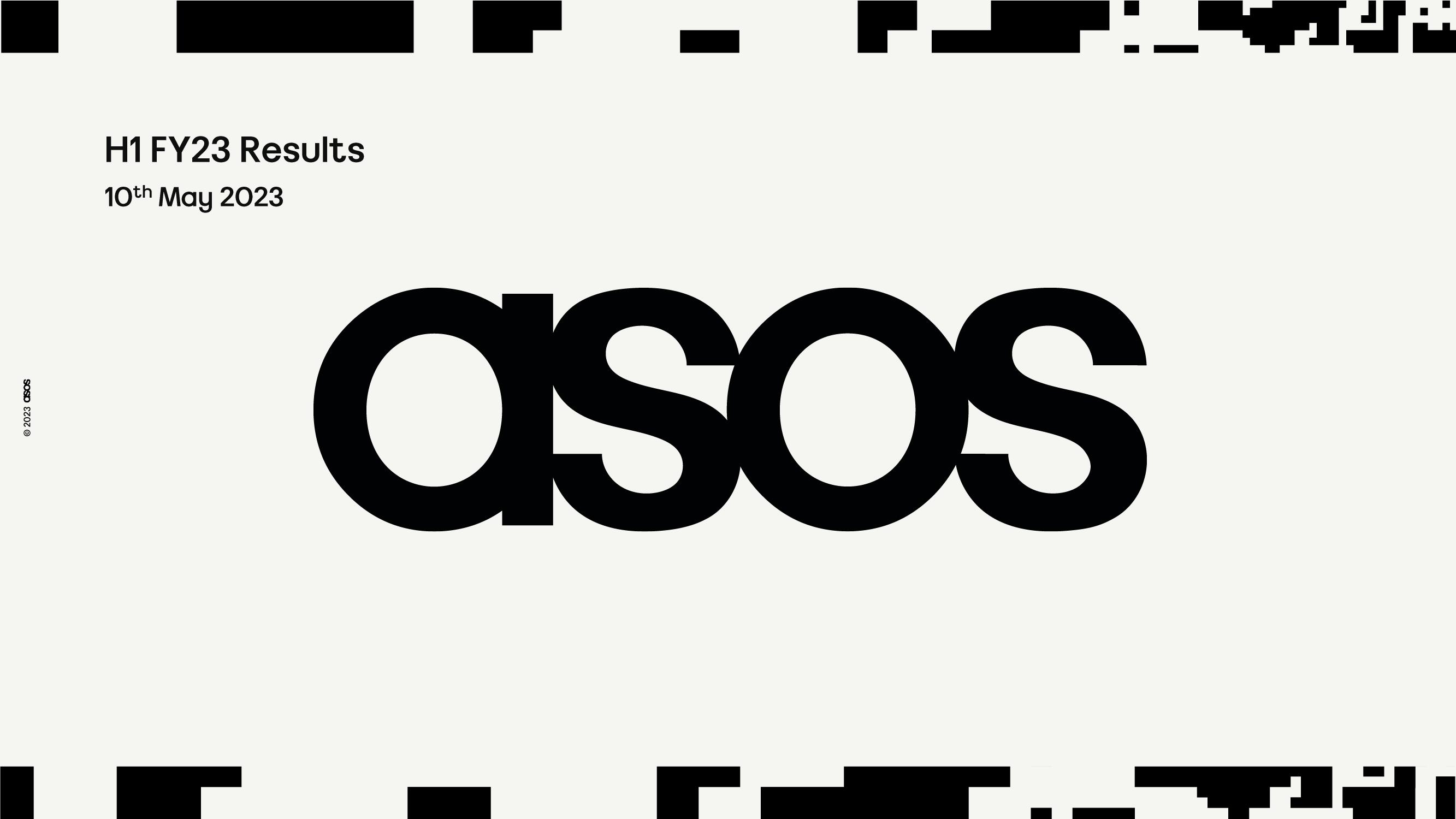 Asos Results Presentation Deck image