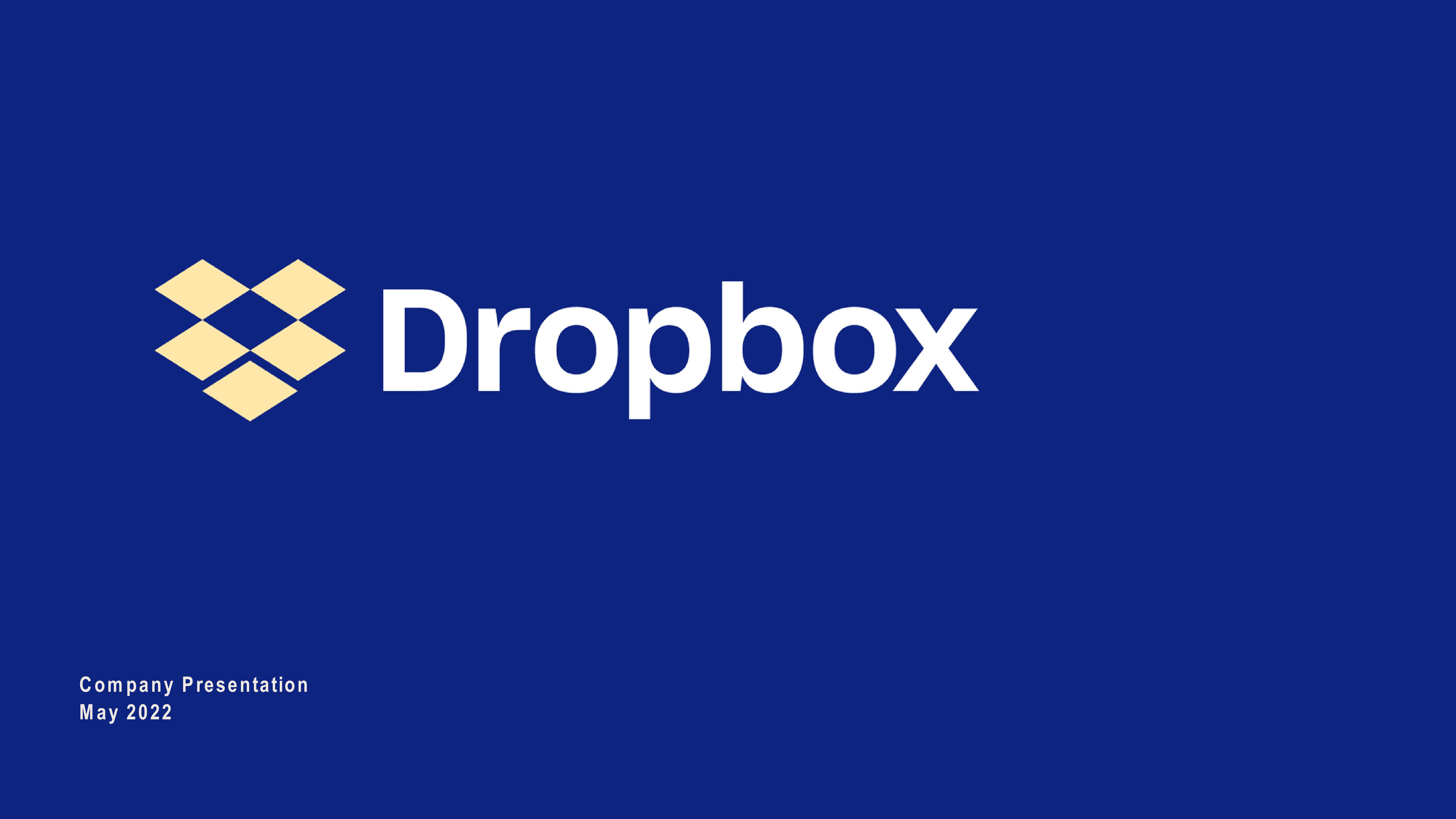 Dropbox Investor Presentation Deck image