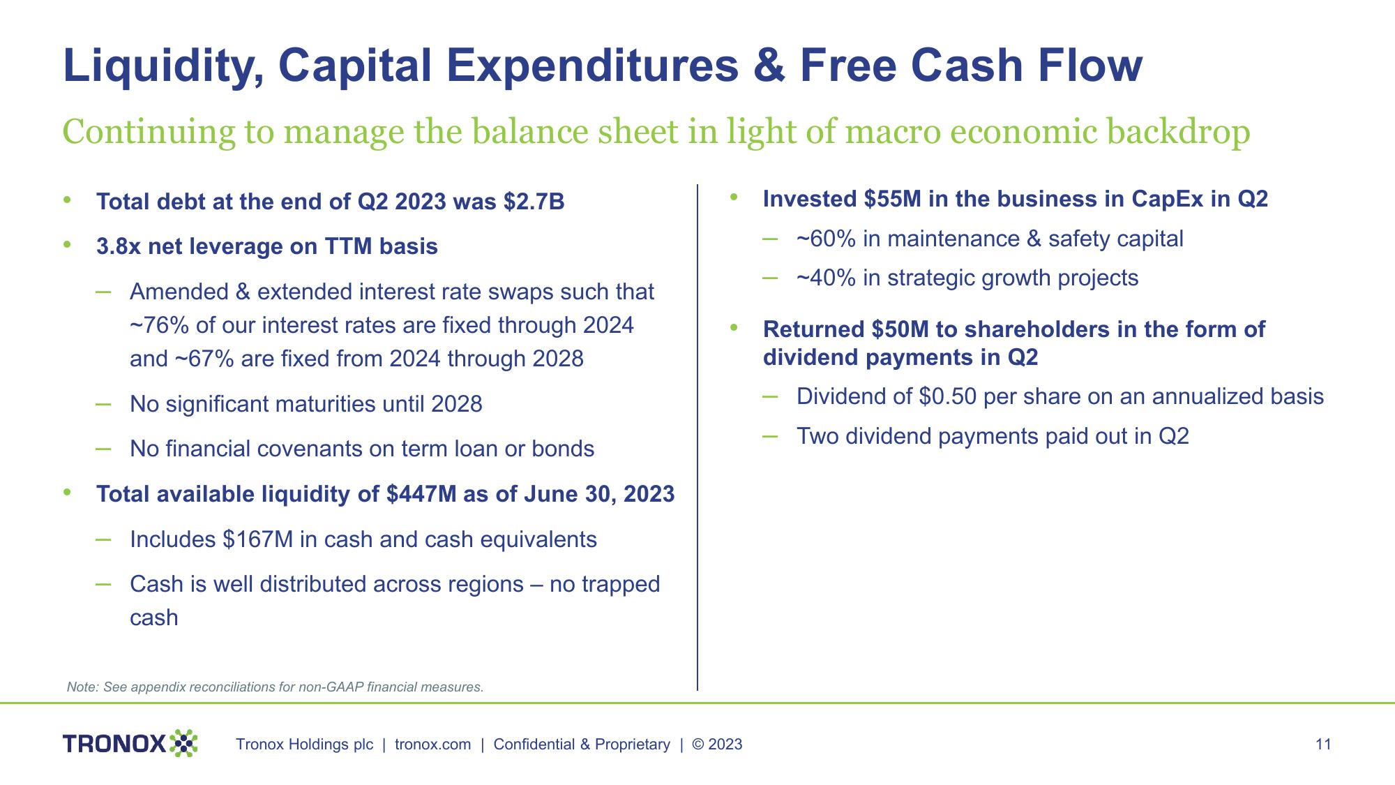 Second Quarter 2023 Conference Call slide image #11