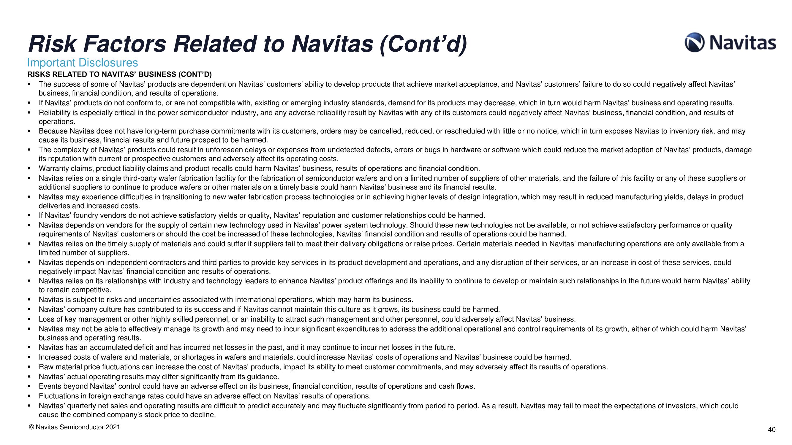 Navitas SPAC Presentation Deck slide image #41