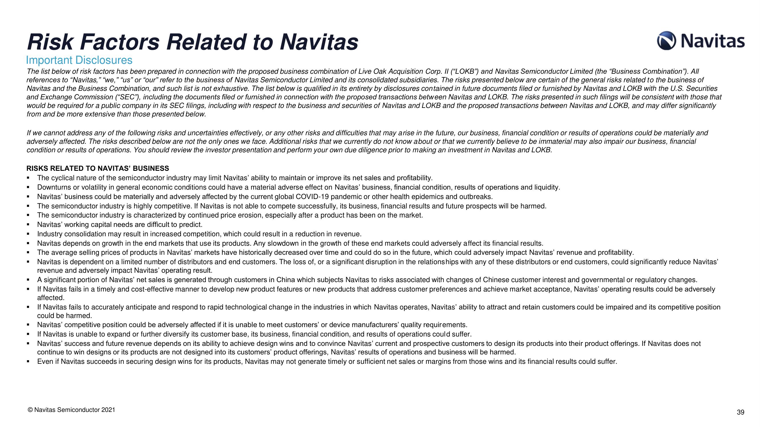 Navitas SPAC Presentation Deck slide image #40