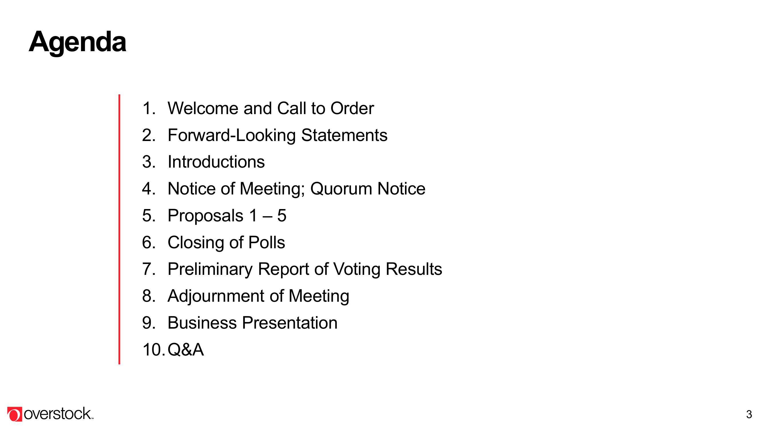 Overstock Shareholder Engagement Presentation Deck slide image #3