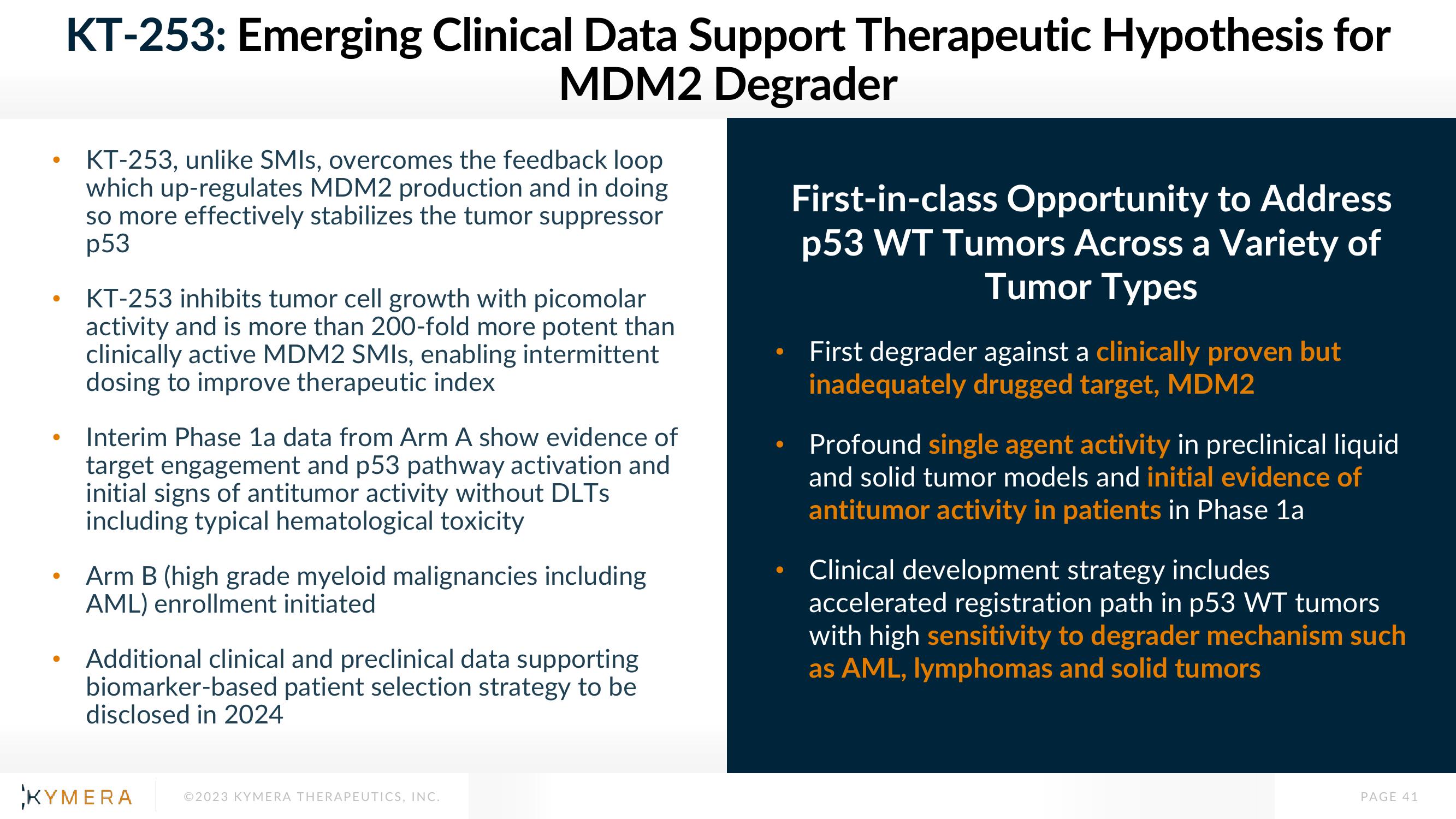 Kymera Investor Presentation Deck slide image #41