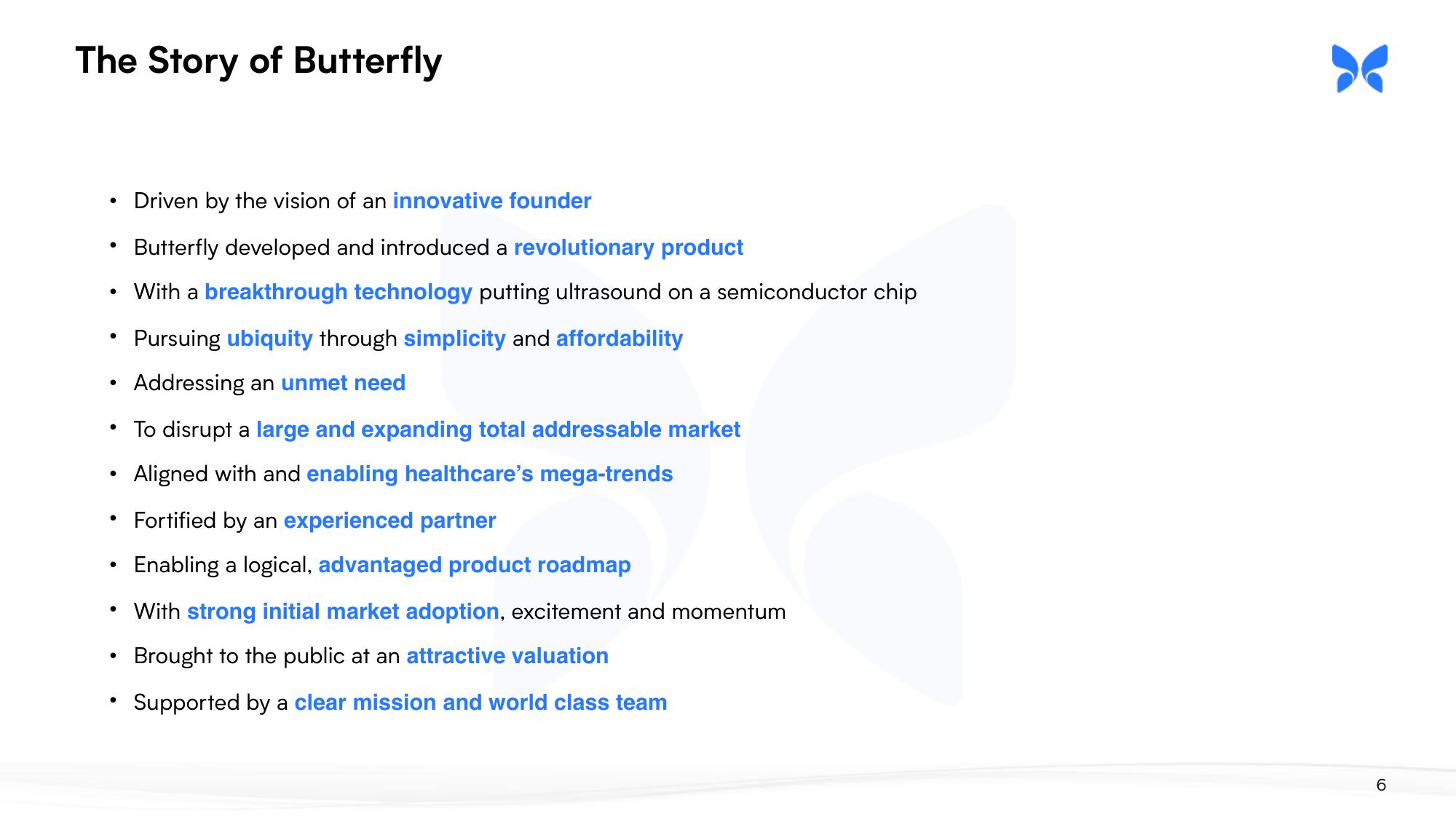 Butterfly SPAC Presentation Deck slide image #6