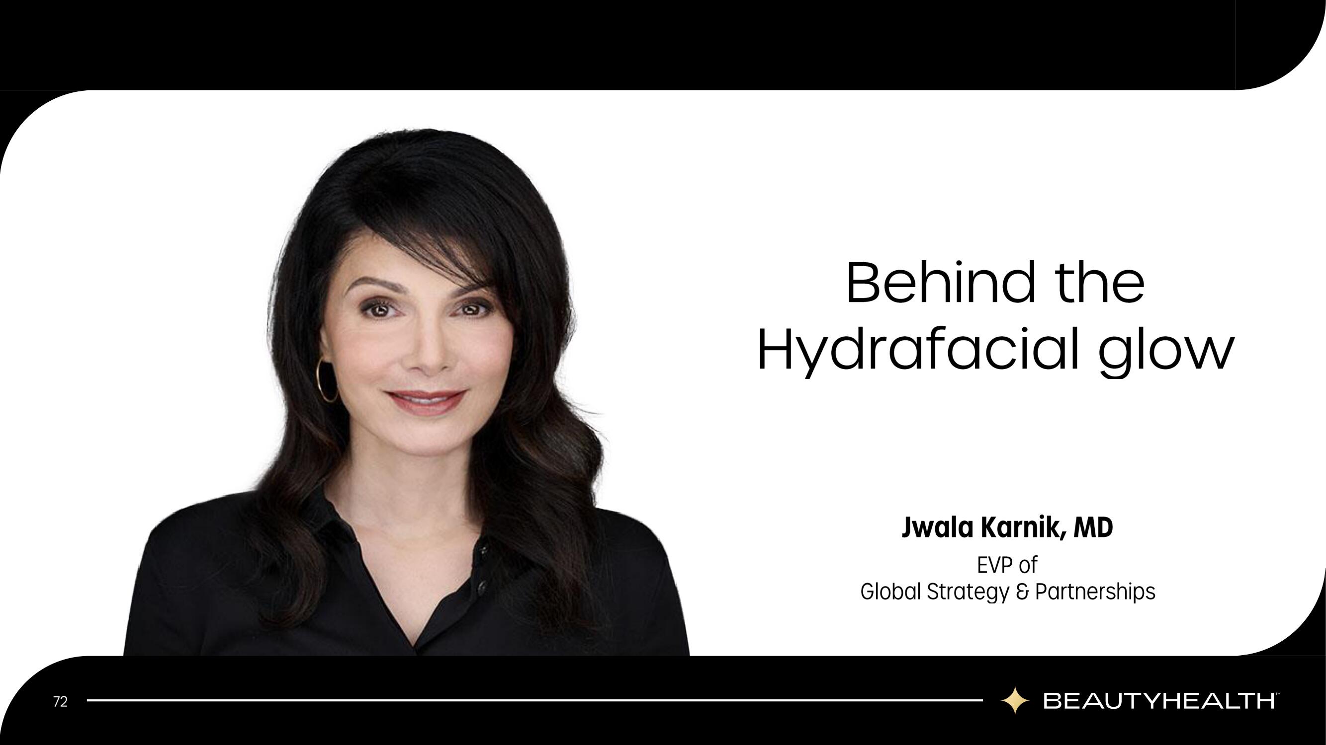 Hydrafacial Investor Day Presentation Deck slide image #72