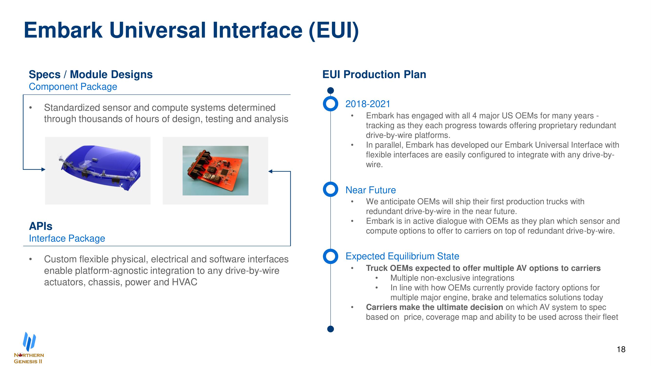 Embark SPAC Presentation Deck slide image #18