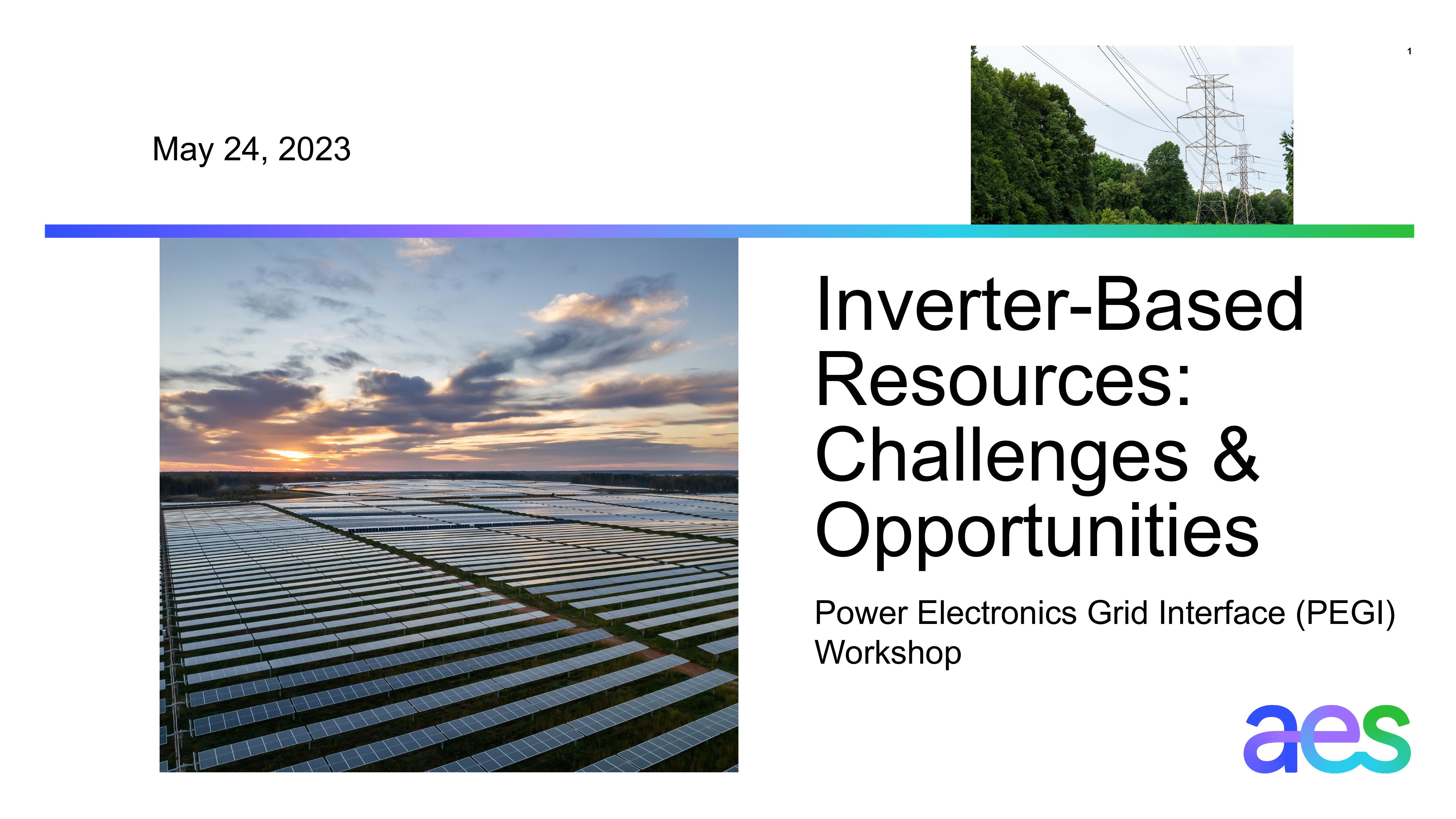 Inverter-Based Resources: Challenges & Opportunities image