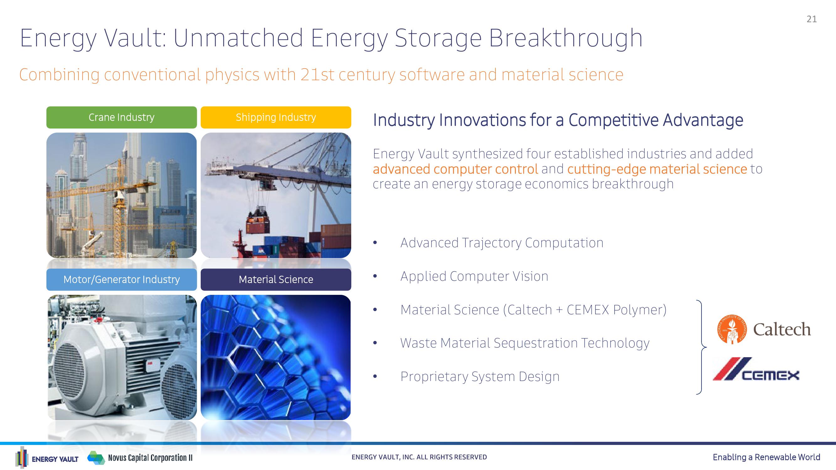 Energy Vault SPAC Presentation Deck slide image #21