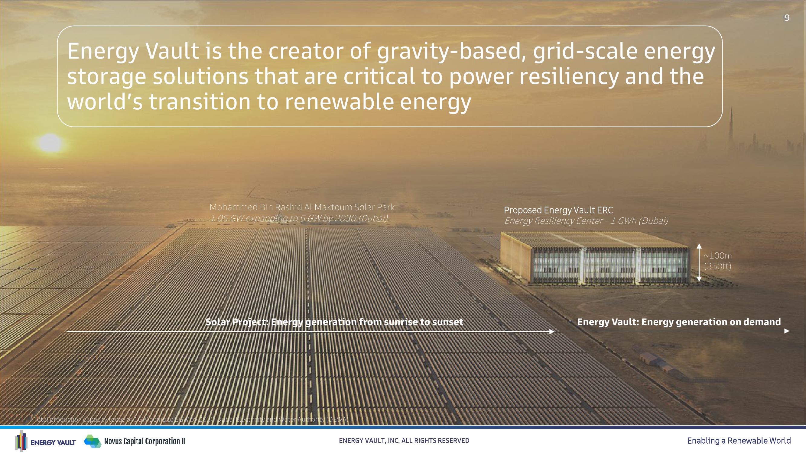 Energy Vault SPAC Presentation Deck slide image #9