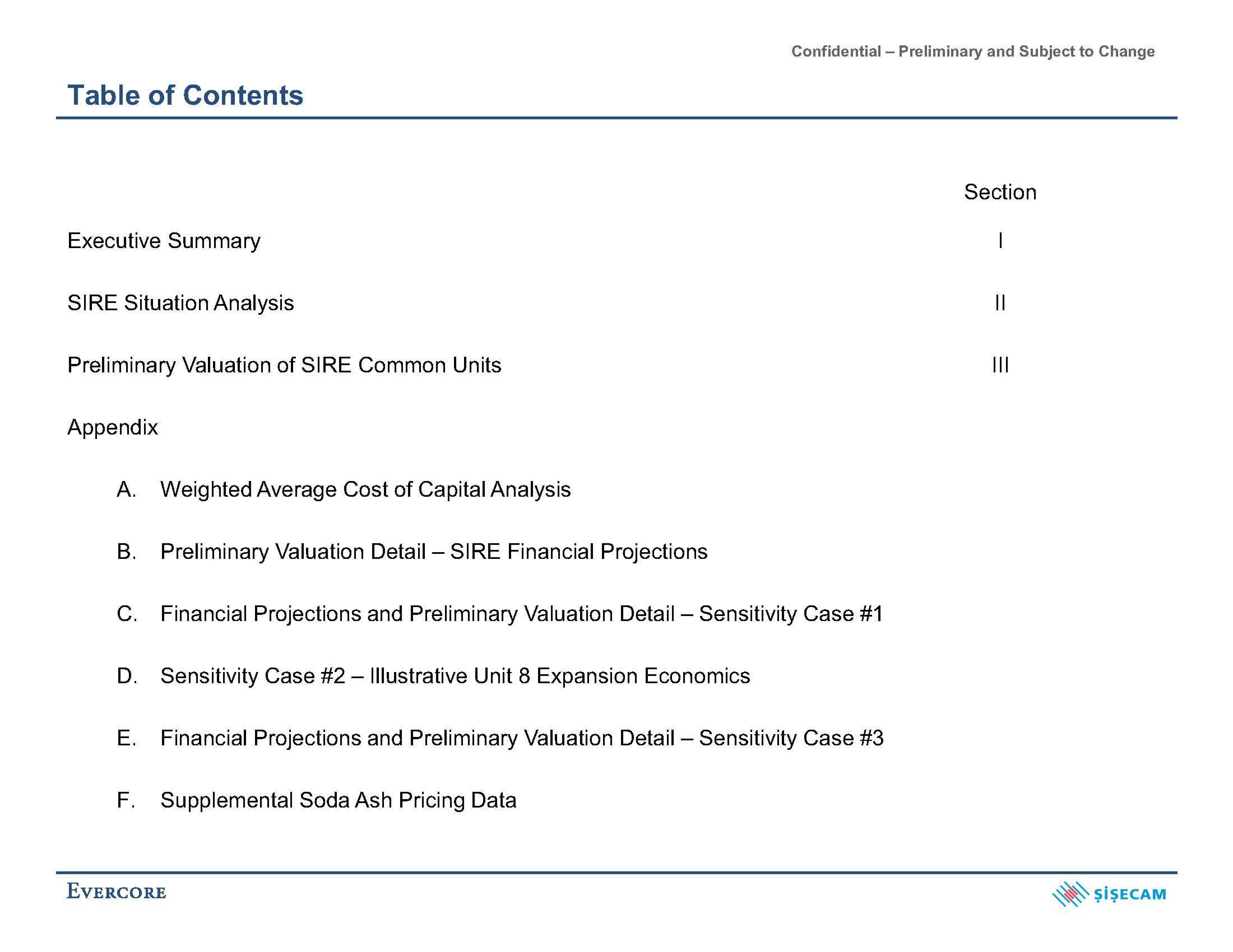 Evercore Investment Banking Pitch Book slide image #3