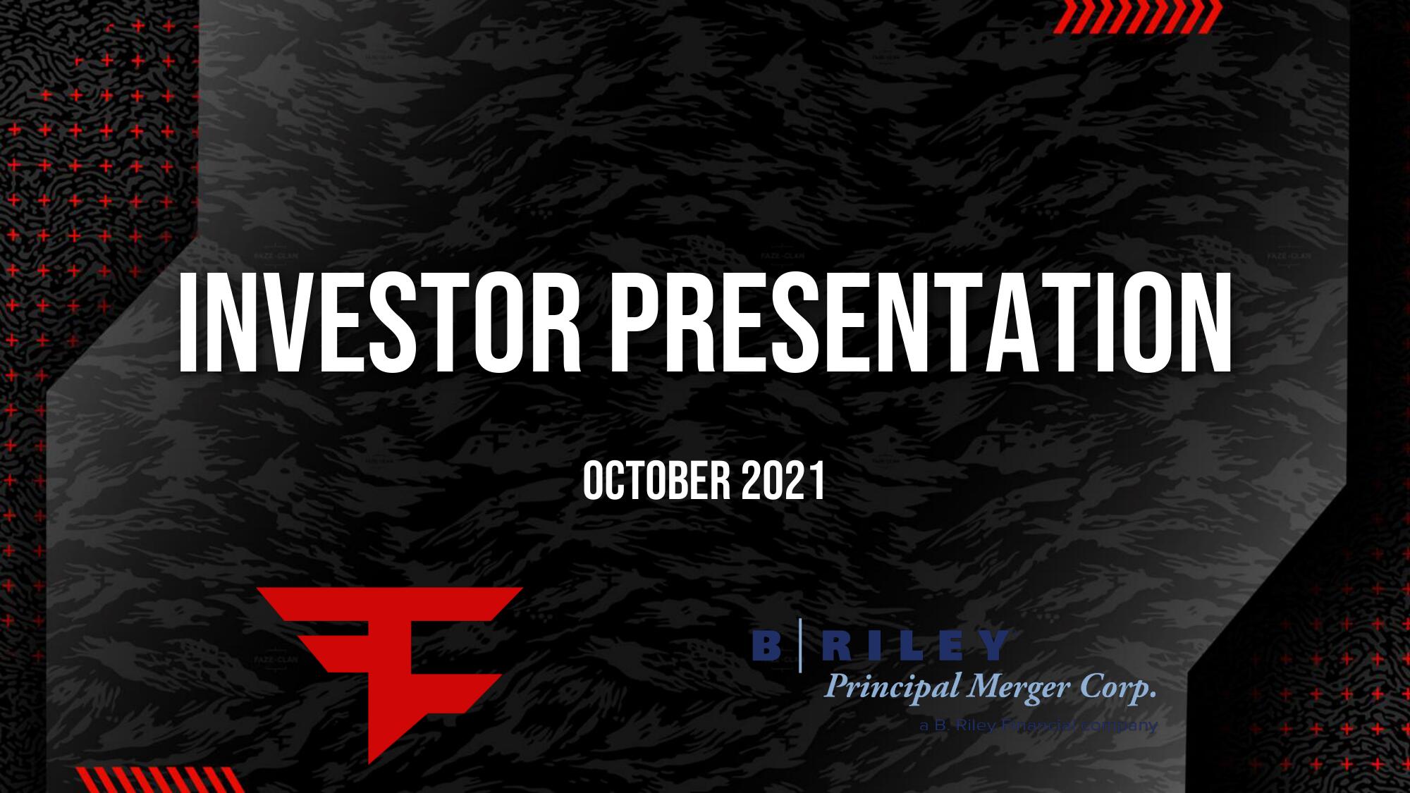 FaZe SPAC Presentation Deck image