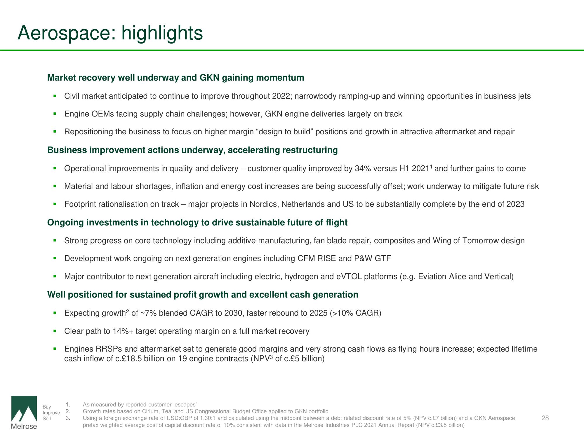 Melrose Mergers and Acquisitions Presentation Deck slide image #28