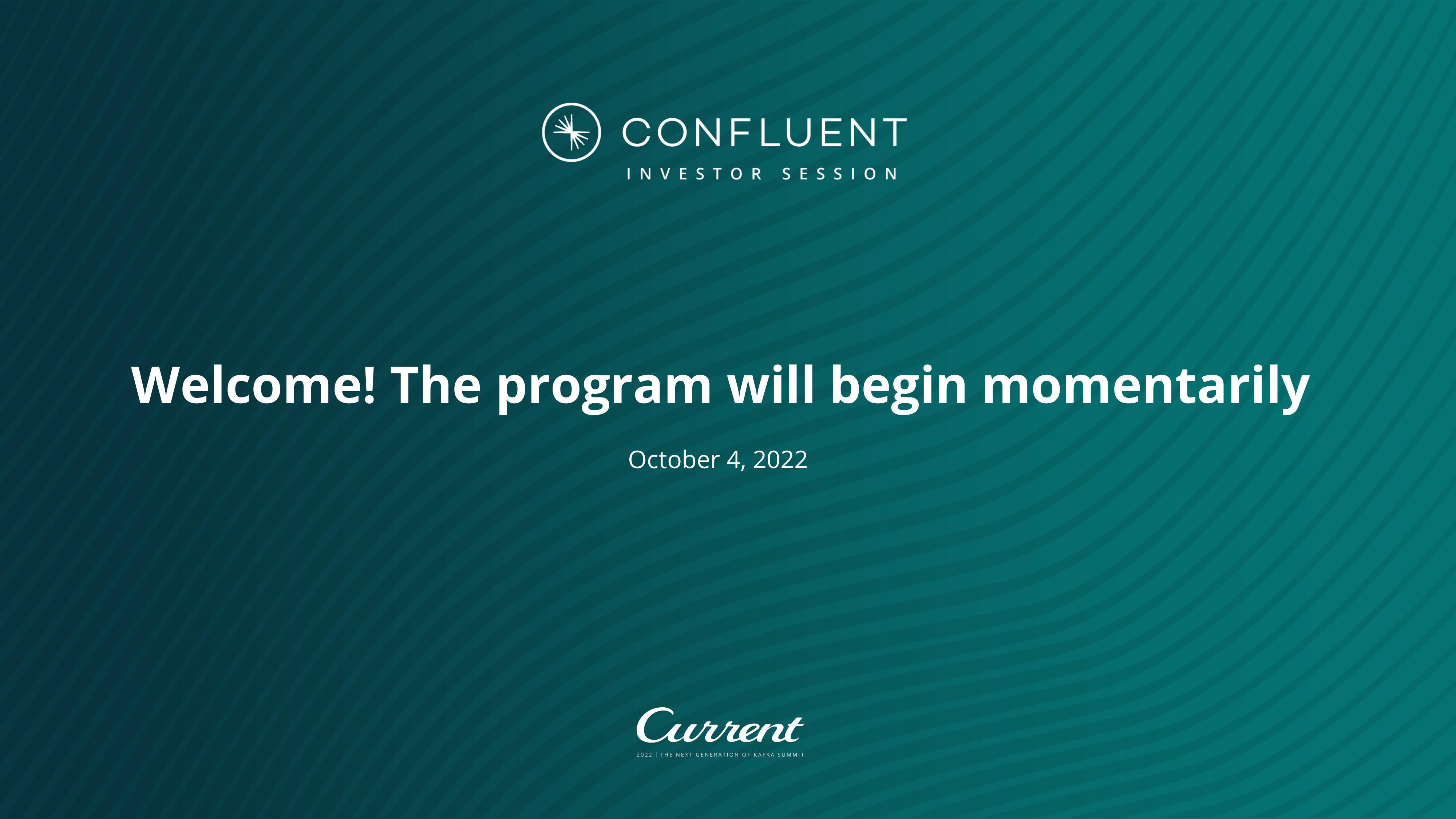 Confluent Investor Day Presentation Deck image