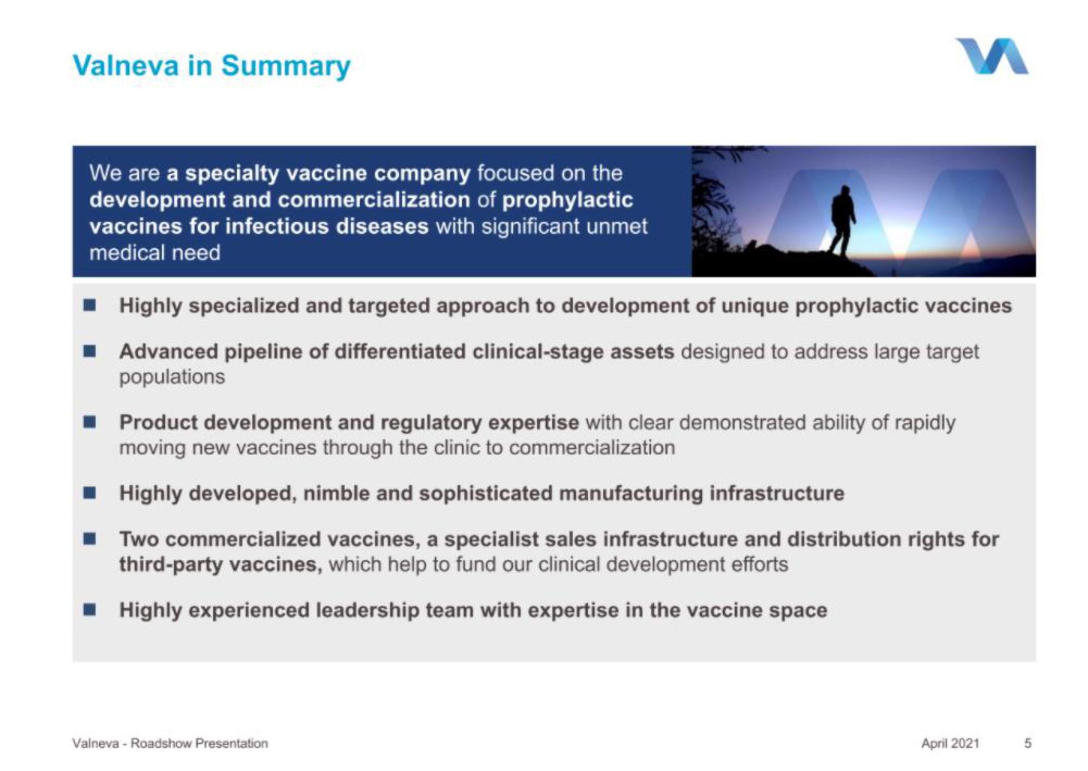 Valneva IPO Presentation Deck slide image #5