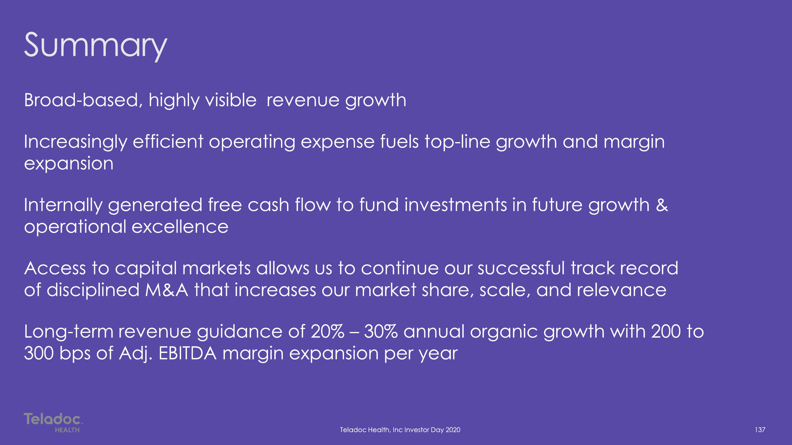 Teladoc Investor Day Presentation Deck slide image #137