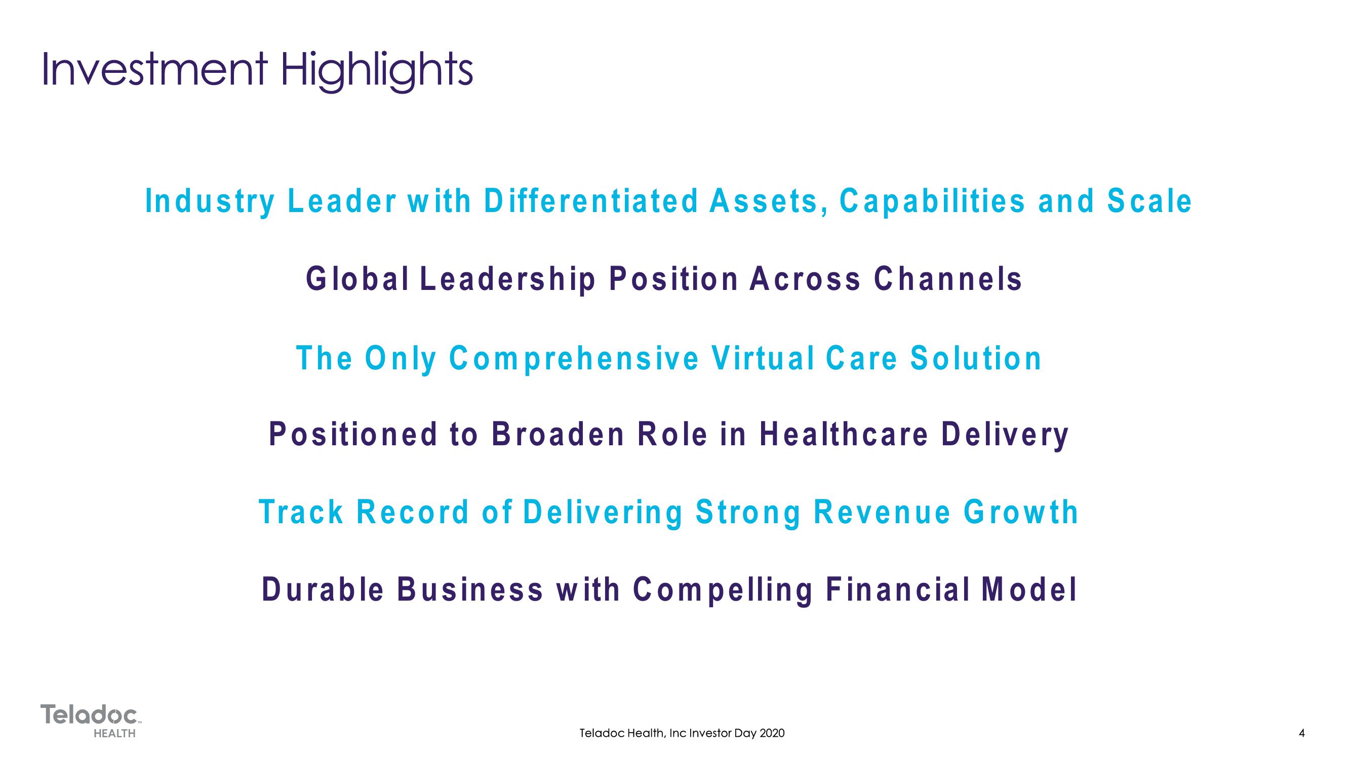 Teladoc Investor Day Presentation Deck slide image #4