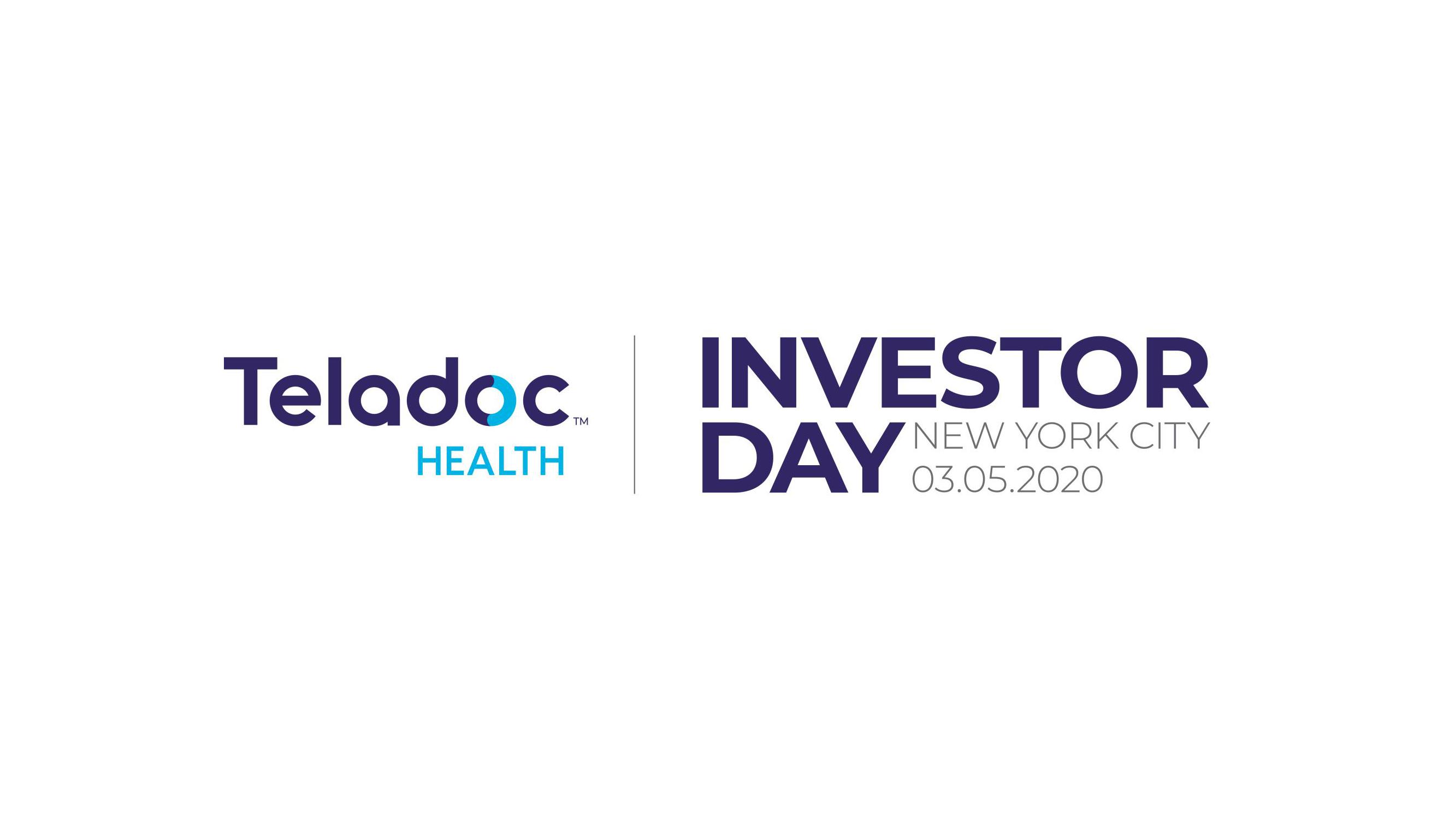 Teladoc Investor Day Presentation Deck image