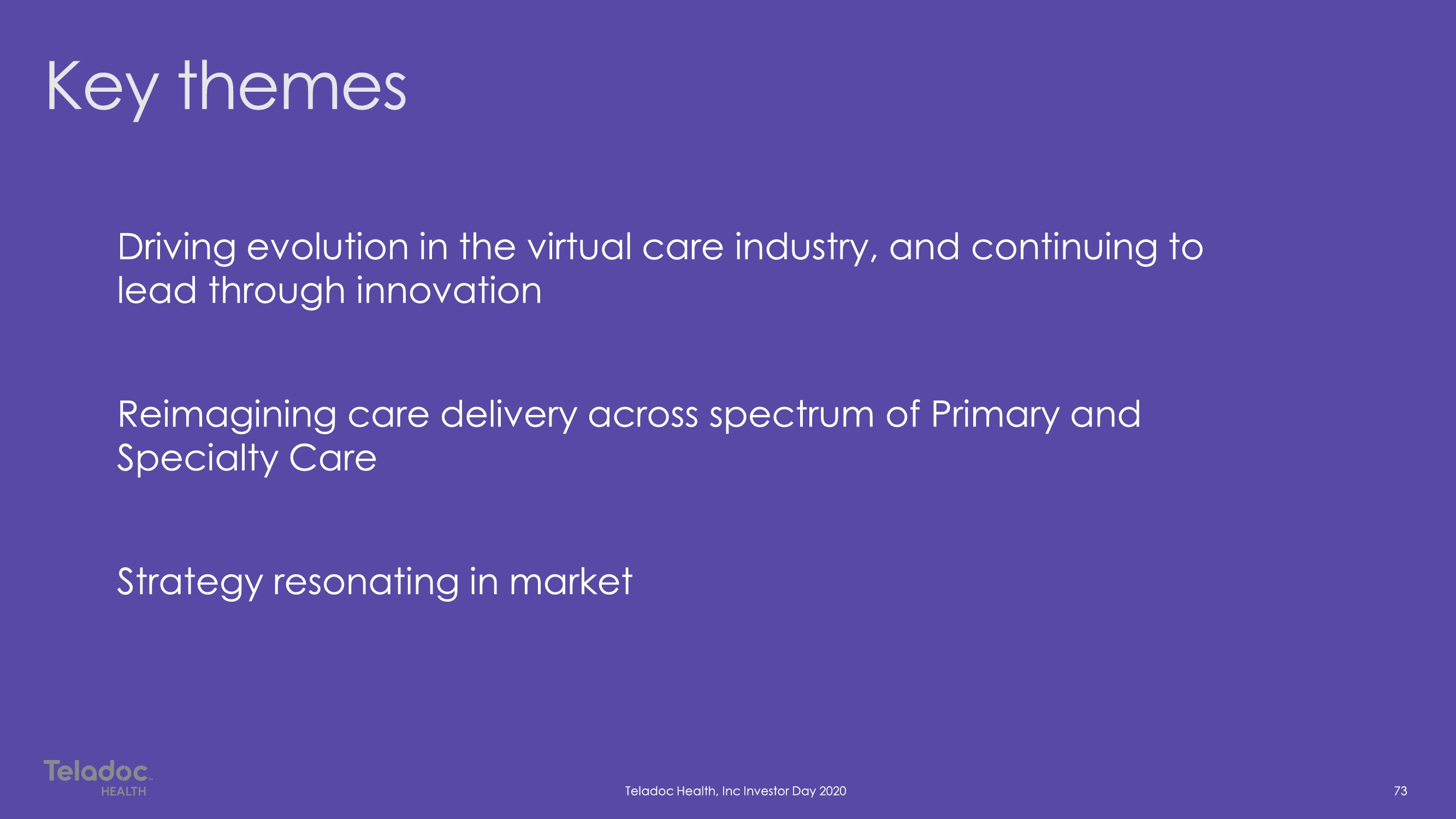 Teladoc Investor Day Presentation Deck slide image #73