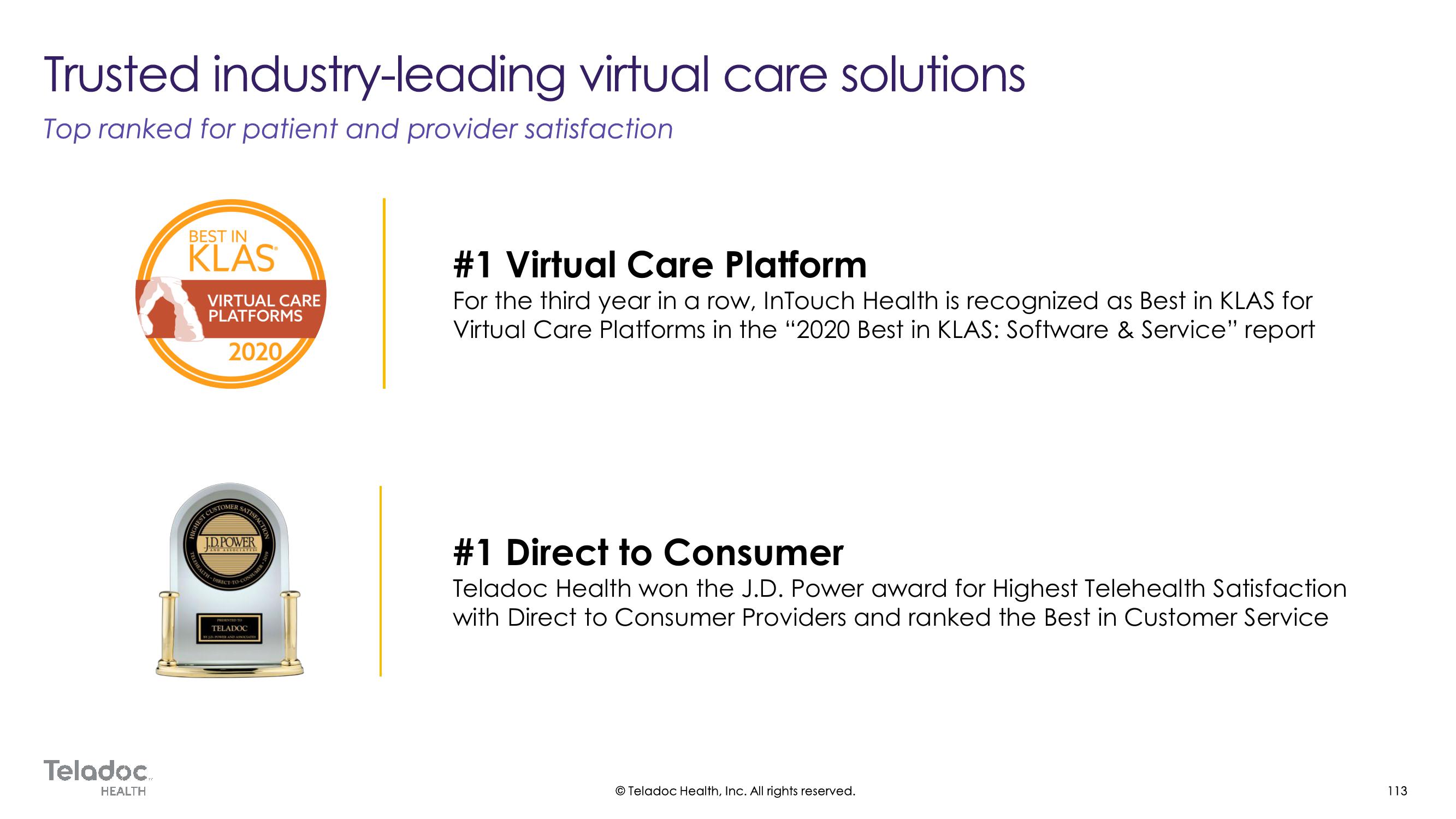 Teladoc Investor Day Presentation Deck slide image #113