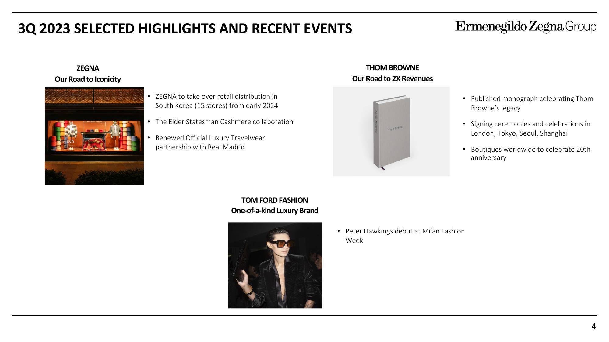 Zegna Results Presentation Deck slide image #4