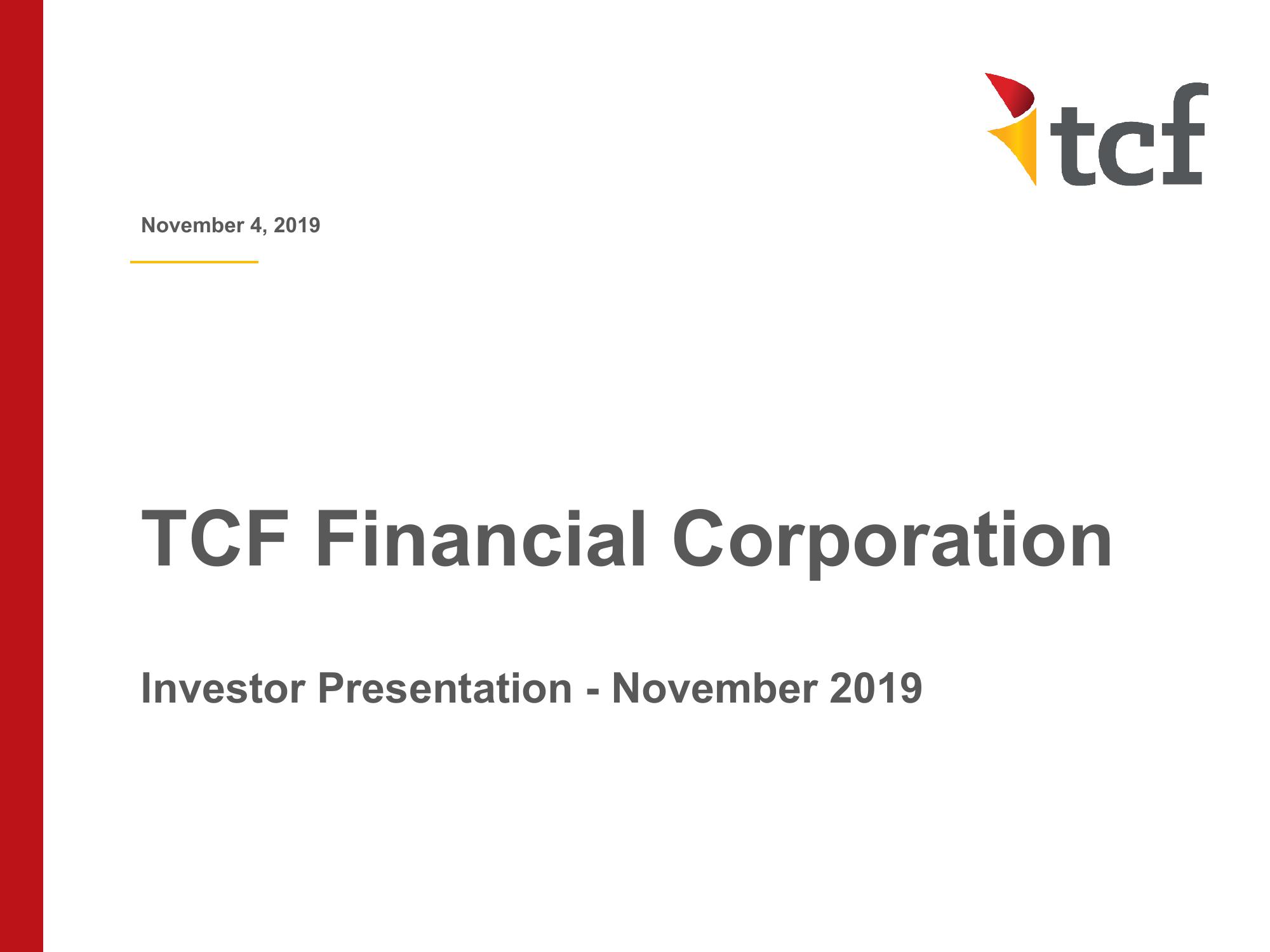 Investor Presentation - November 2019 image