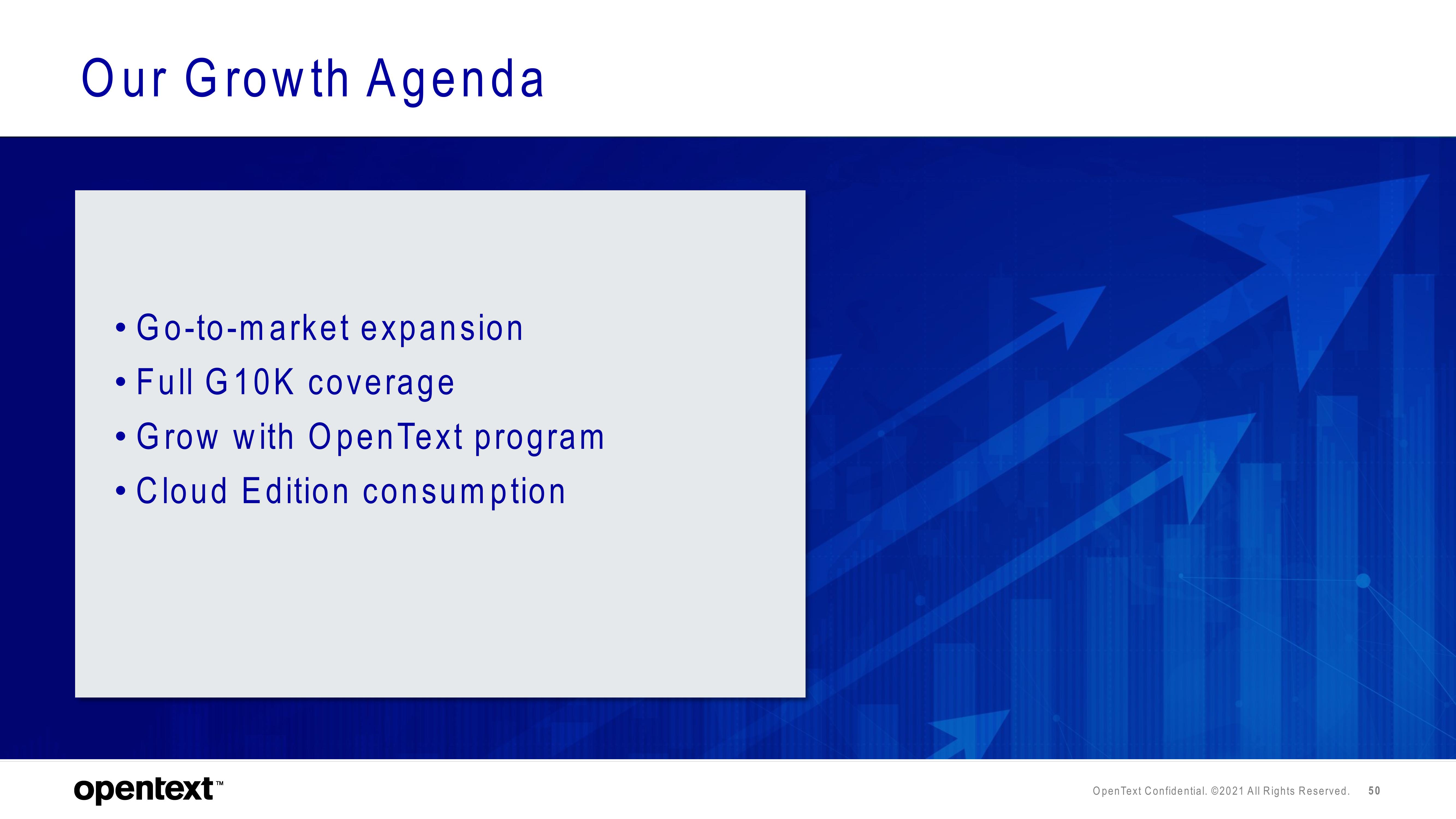 OpenText Investor Day Presentation Deck slide image #50