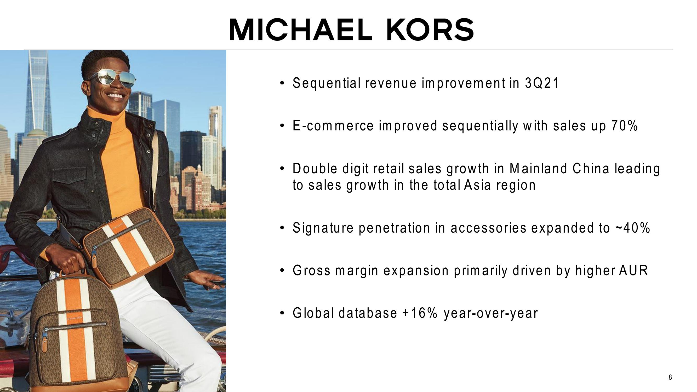 Capri Holdings Results Presentation Deck slide image #8