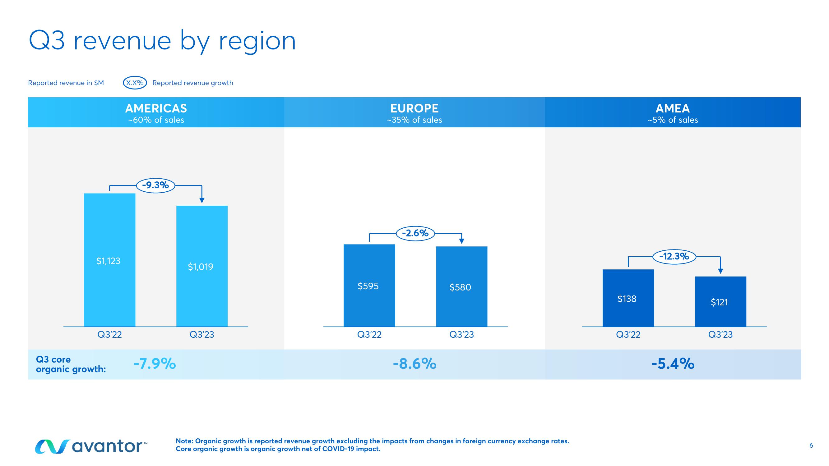 Avantor Results Presentation Deck slide image #6