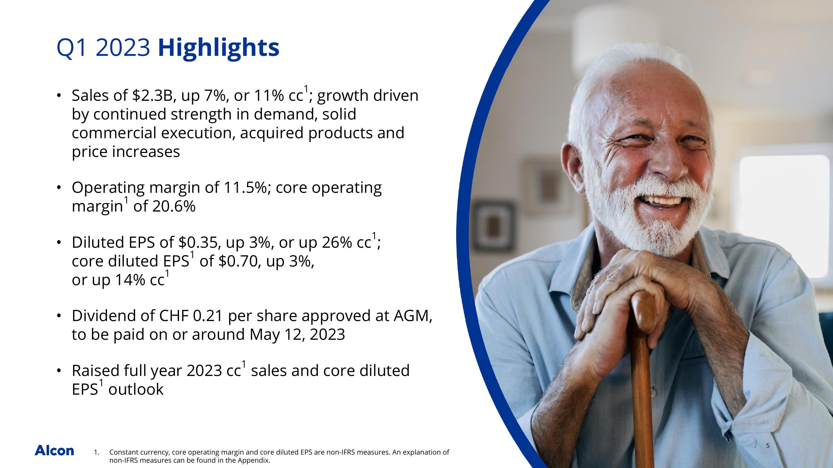 Alcon Q1 2023 Earnings Presentation slide image #5