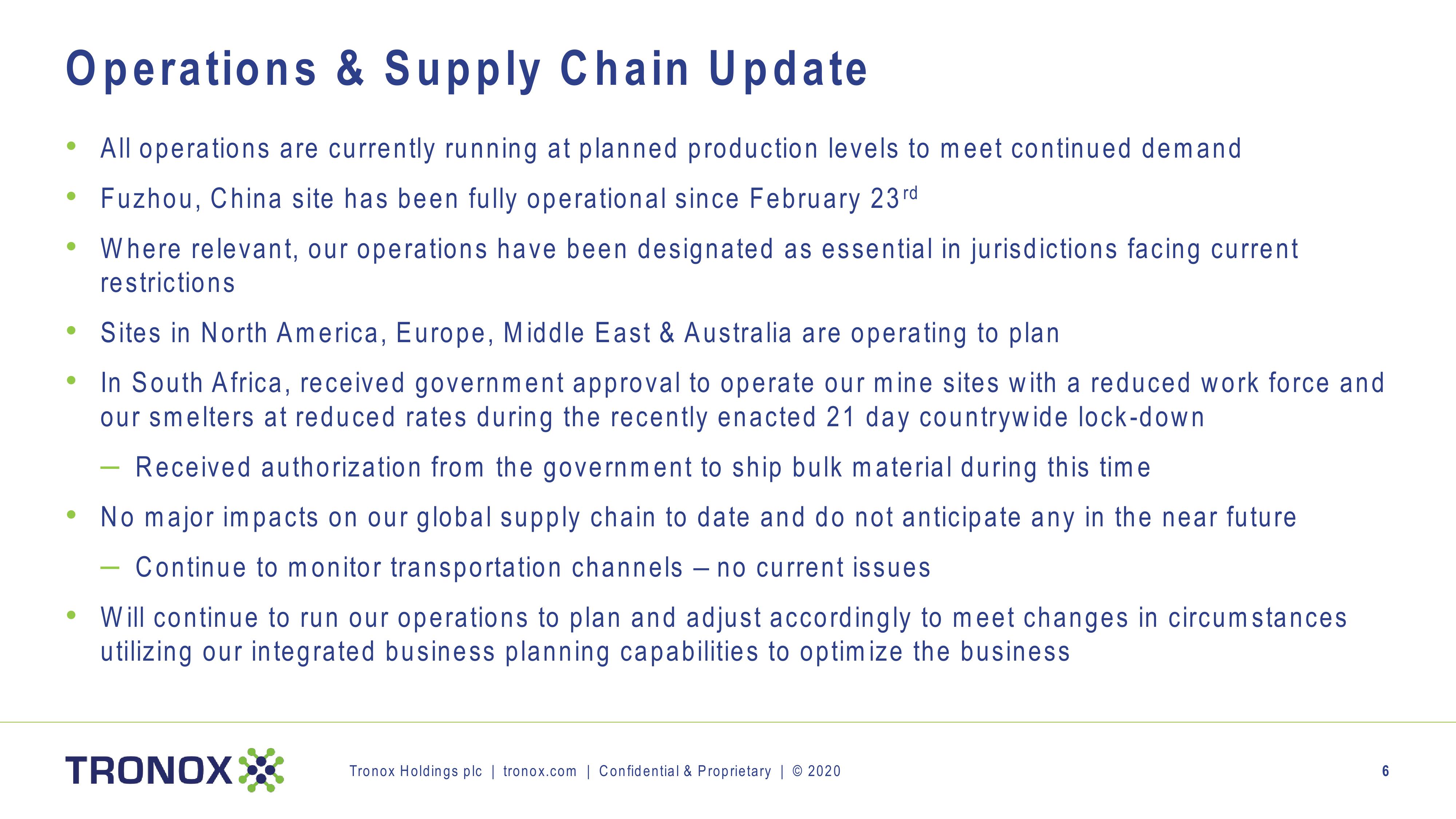 Tronox Holdings plc slide image #6