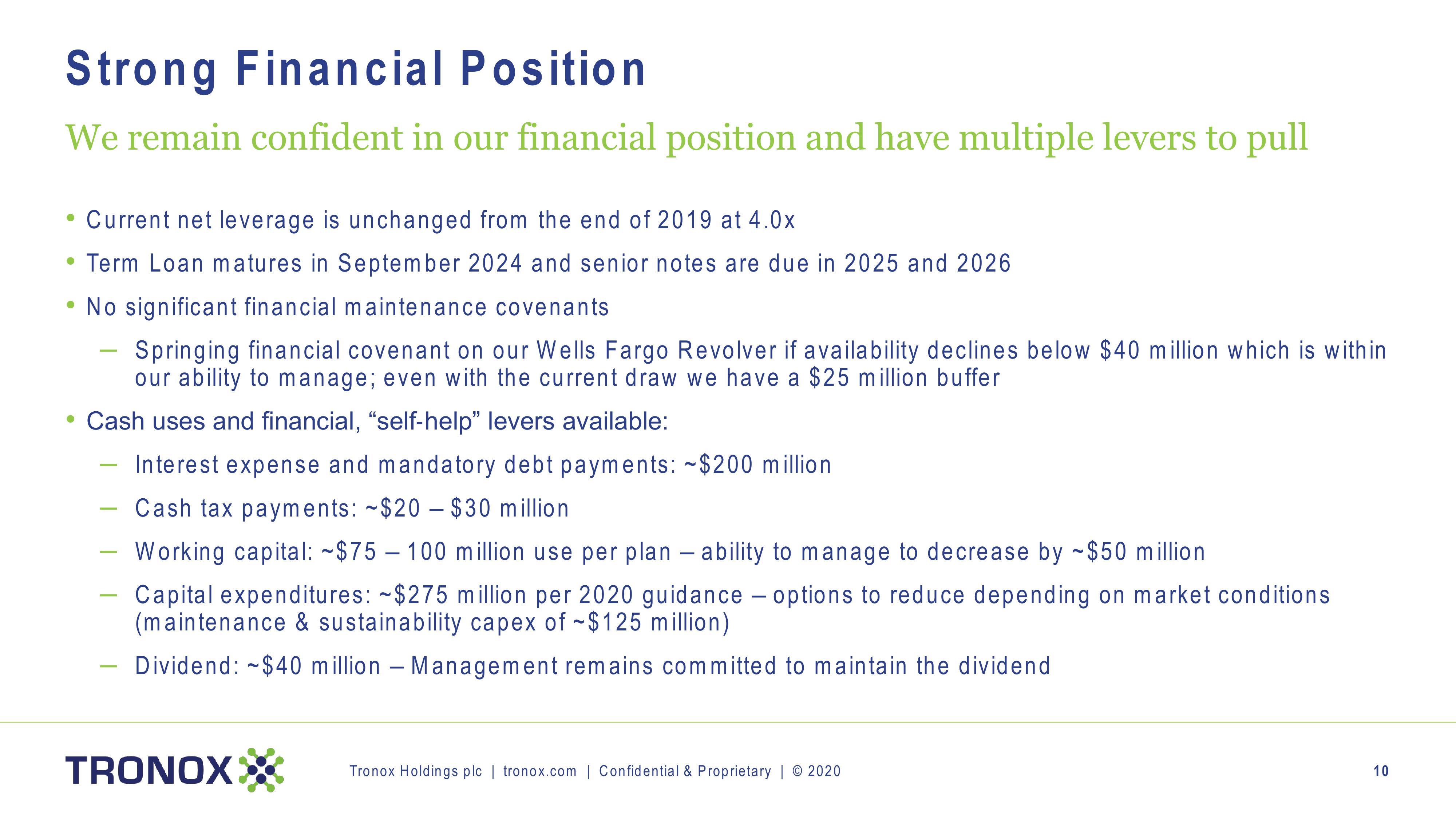 Tronox Holdings plc slide image #10