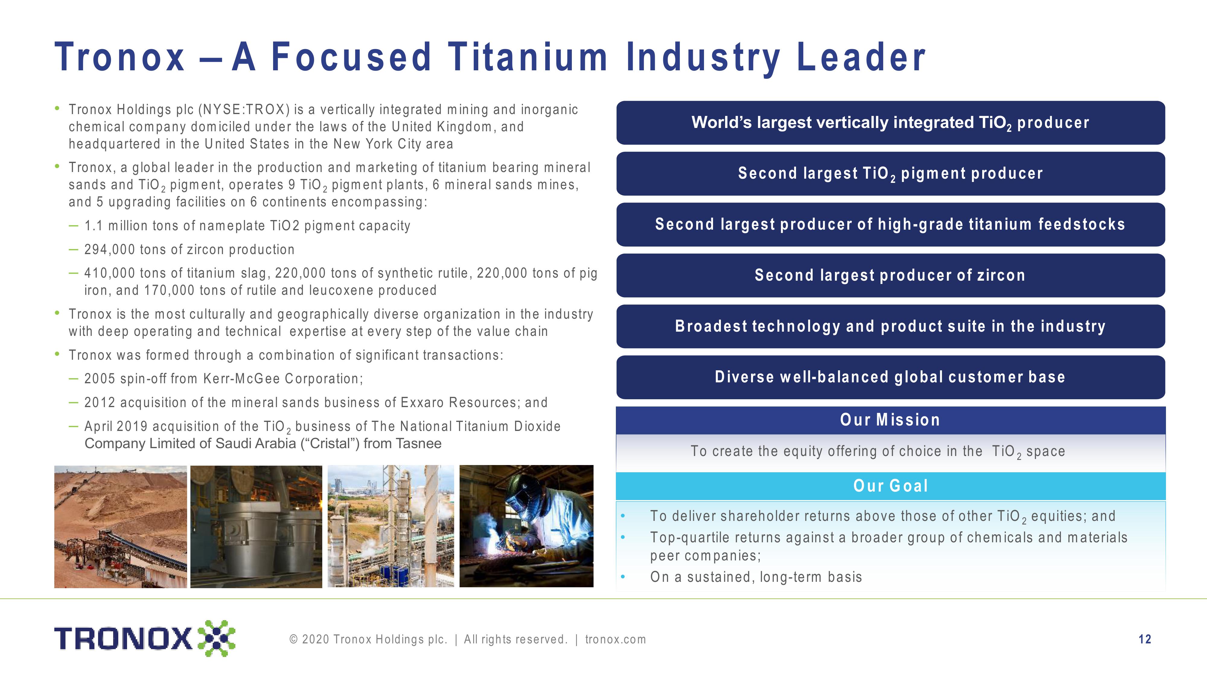 Tronox Holdings plc slide image #12