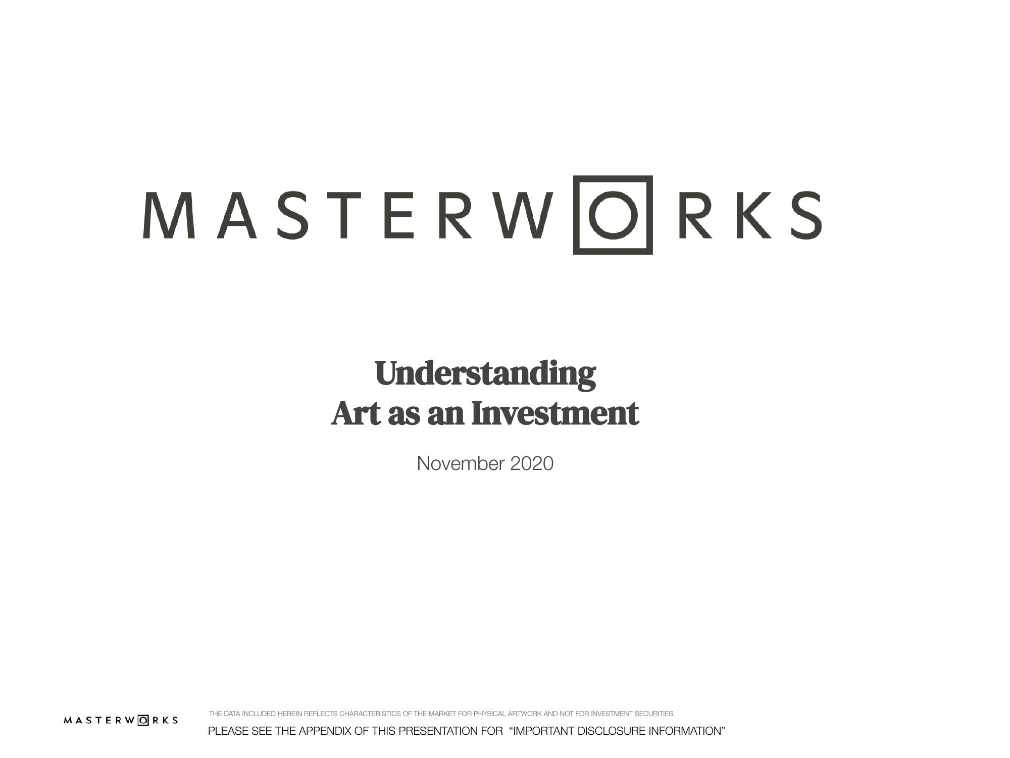 Masterworks Investor Presentation Deck image