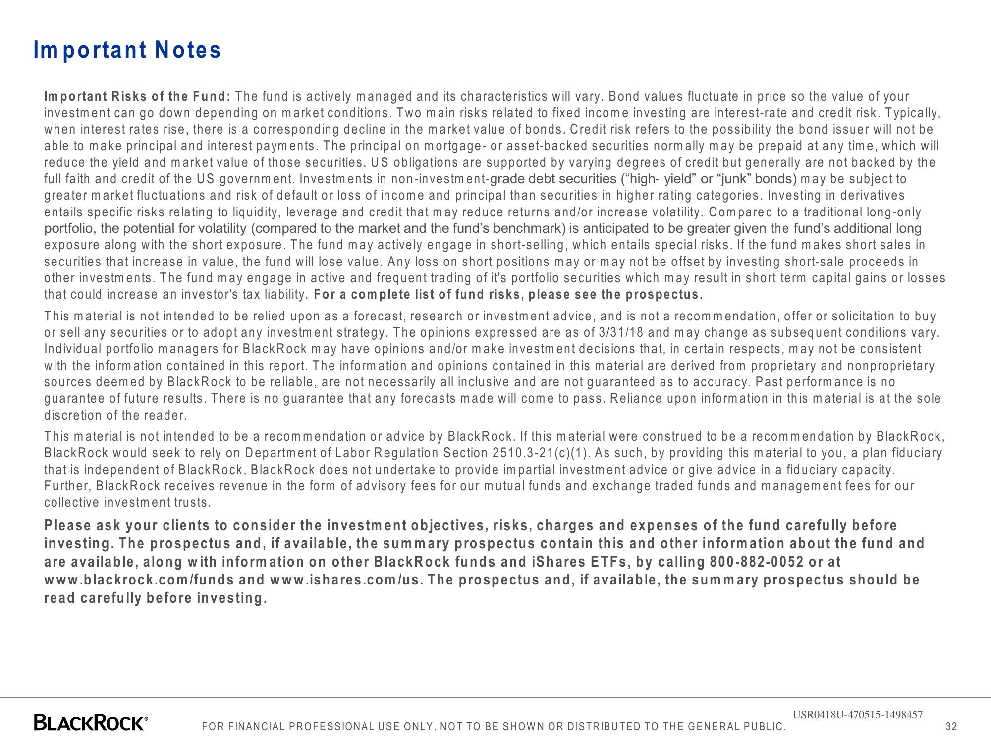 BlackRock Global Long/Short Credit Absolute Return Credit slide image #32