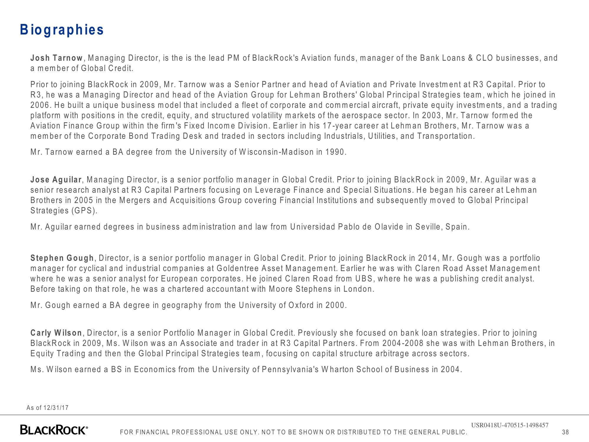 BlackRock Global Long/Short Credit Absolute Return Credit slide image #38