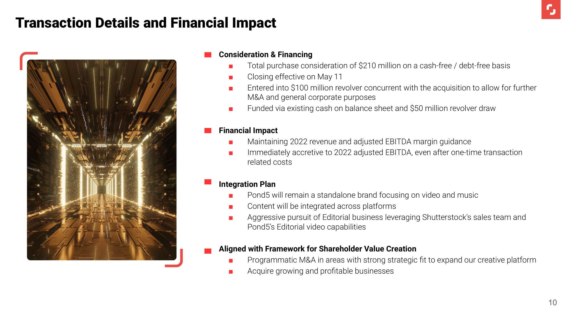 Shutterstock Mergers and Acquisitions Presentation Deck slide image #10